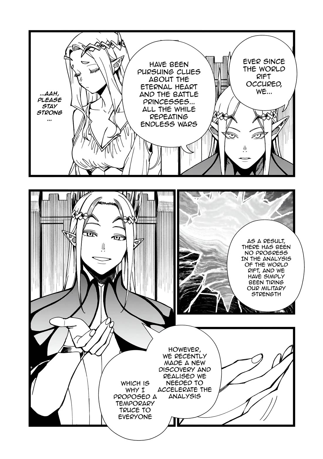 Battle Princess Survival Saga Chapter 45 page 7 - Chapter 45: A meeting that doesn't reach a conclusion is just a gabfest