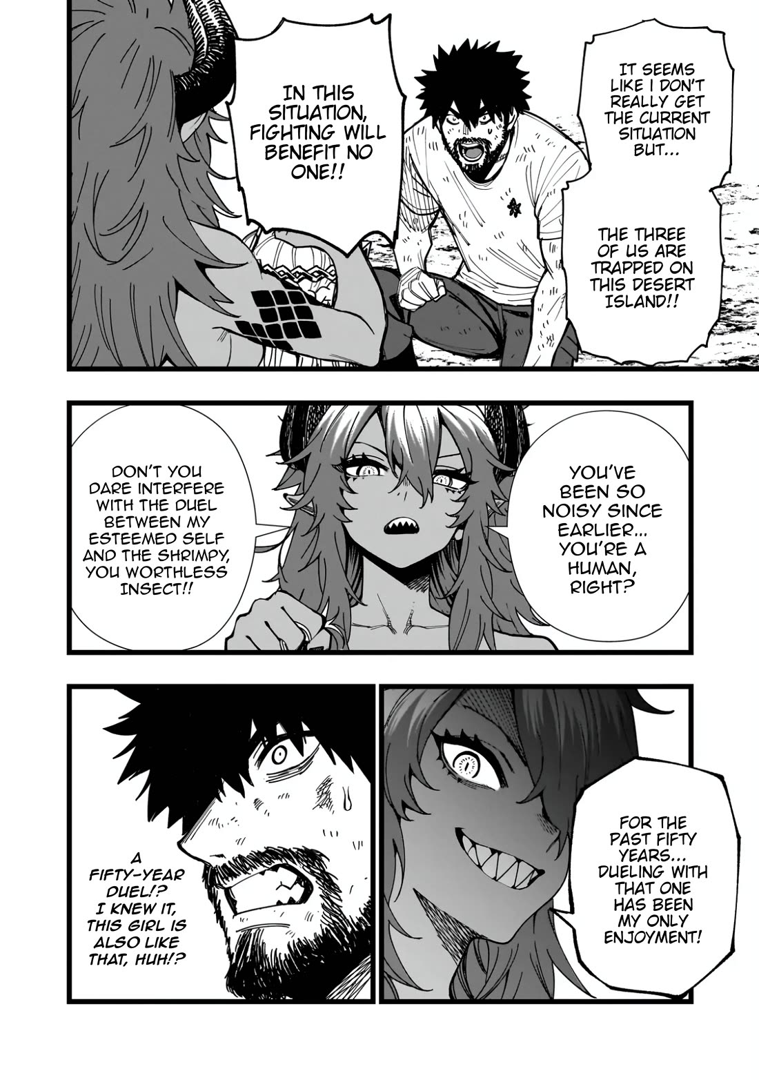 Battle Princess Survival Saga Chapter 6 page 6 - Chapter 6: Man VS. Dragon (1)