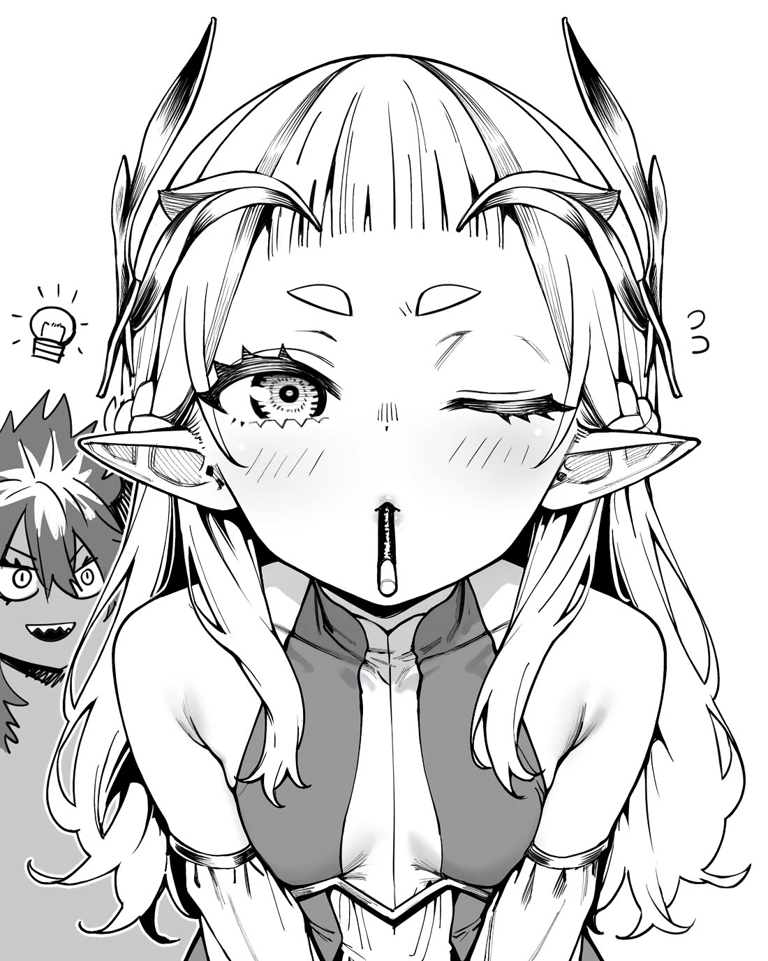 Battle Princess Survival Saga Chapter 7.1 page 1 - Chapter 7.1: Twitter extra - Valentine's day