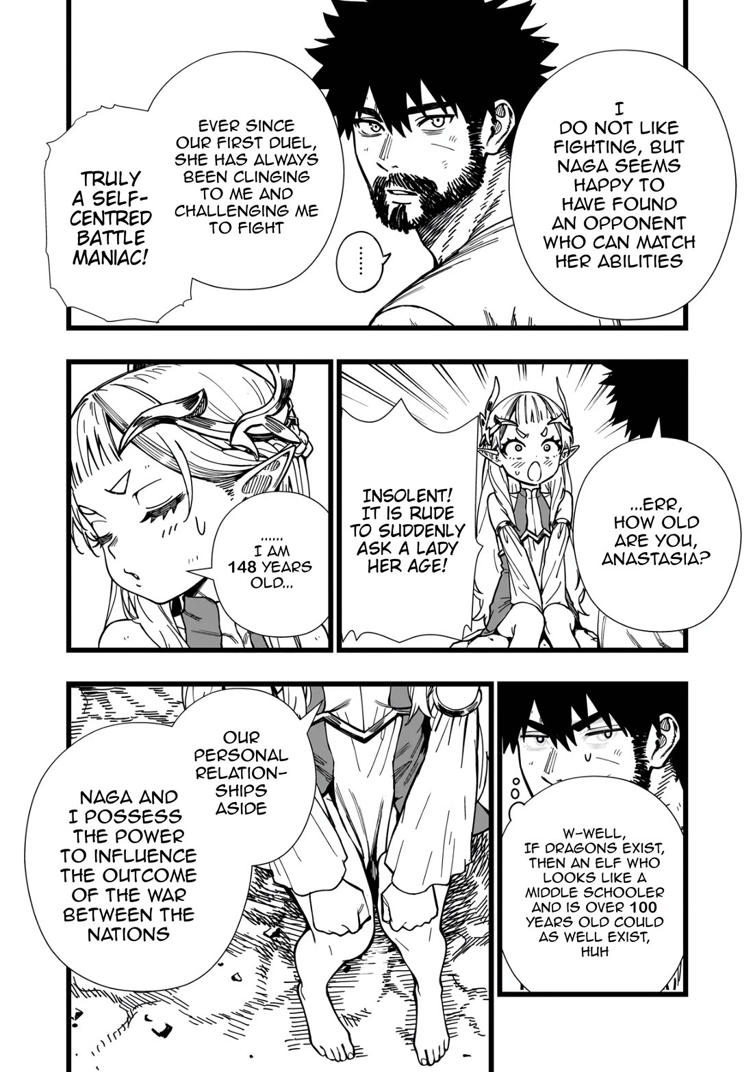 Battle Princess Survival Saga Chapter 8 page 18 - Chapter 8: Exchanging fists before exchanging hearts