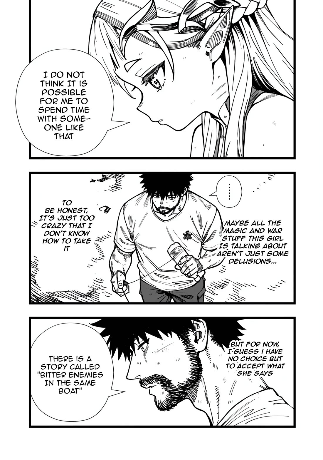 Battle Princess Survival Saga Chapter 8 page 19 - Chapter 8: Exchanging fists before exchanging hearts