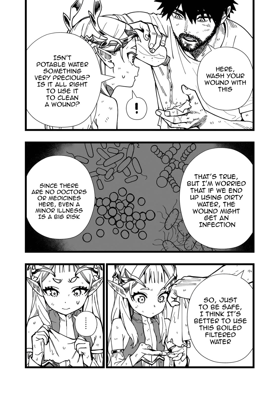 Battle Princess Survival Saga Chapter 8 page 9 - Chapter 8: Exchanging fists before exchanging hearts