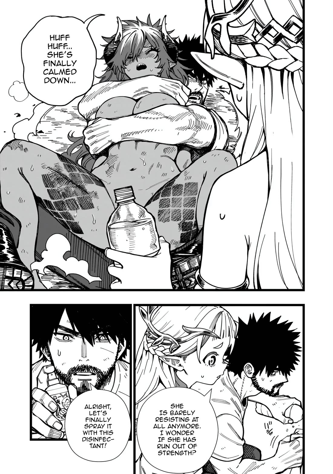 Battle Princess Survival Saga Chapter 9 page 11 - Chapter 9: Guts can't deafeat bacteria