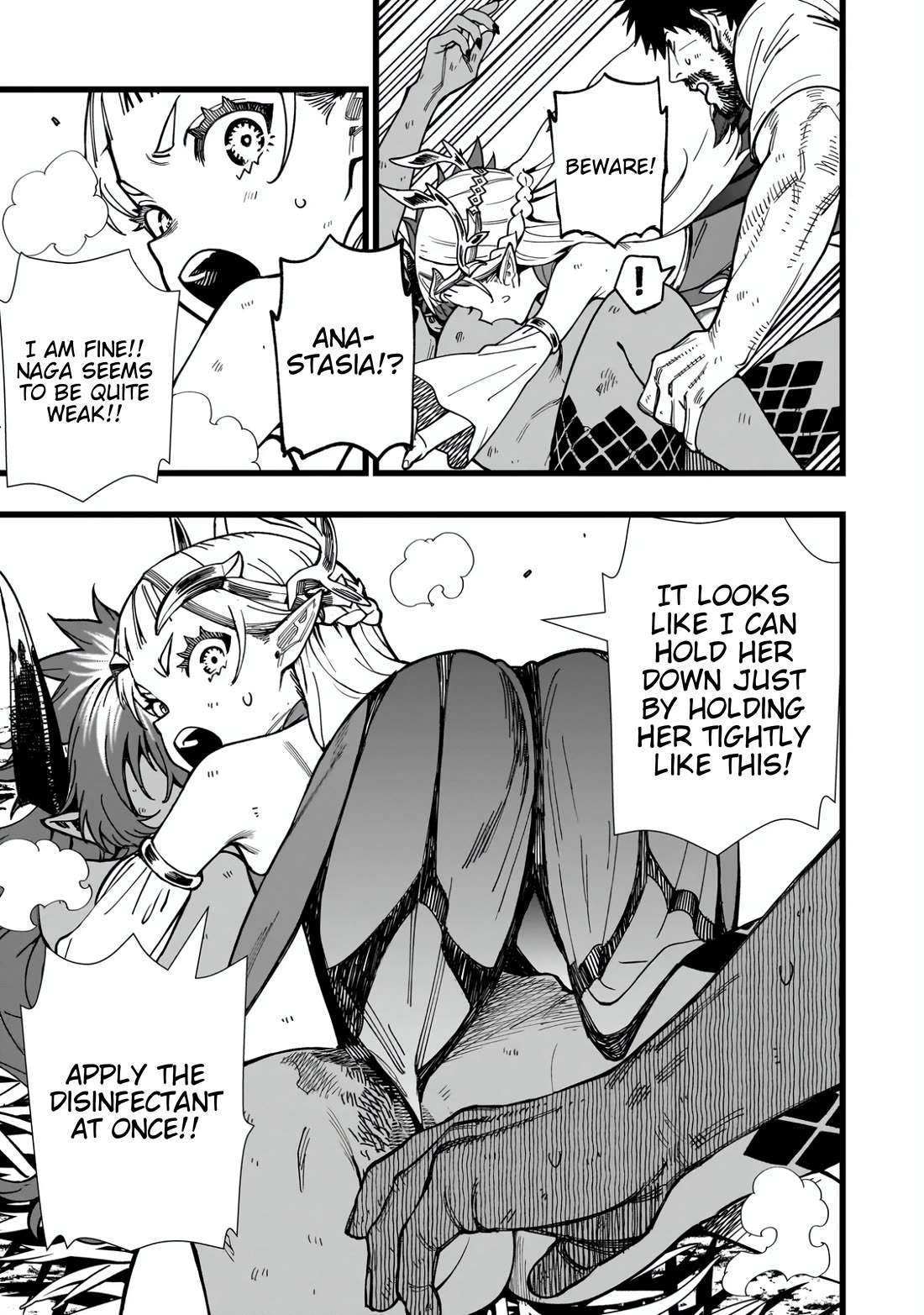 Battle Princess Survival Saga Chapter 9 page 13 - Chapter 9: Guts can't deafeat bacteria