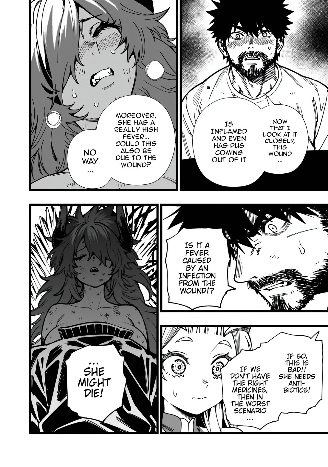 Battle Princess Survival Saga Chapter 9 page 4 - Chapter 9: Guts can't deafeat bacteria