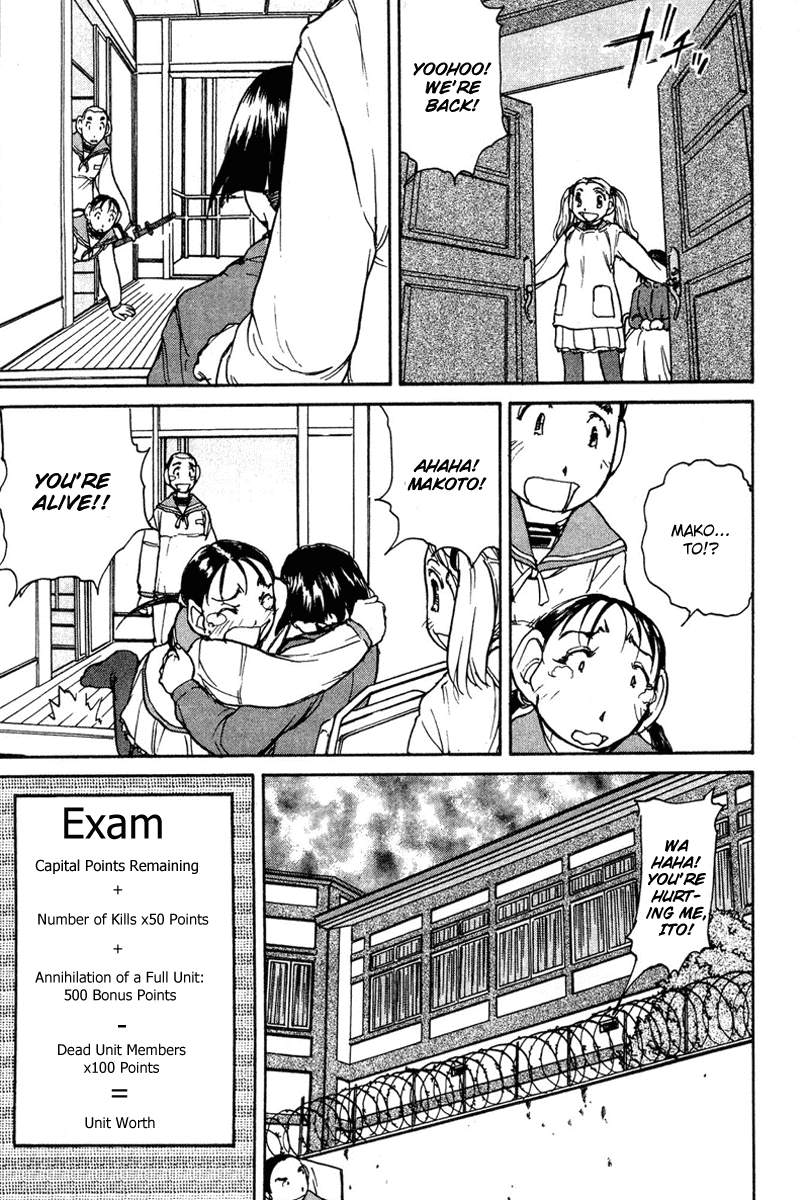 Battle Royale II: Blitz Royale Chapter 12.2 page 19 - Chapter 12 v2 : act.12 - Evaluation of the Units