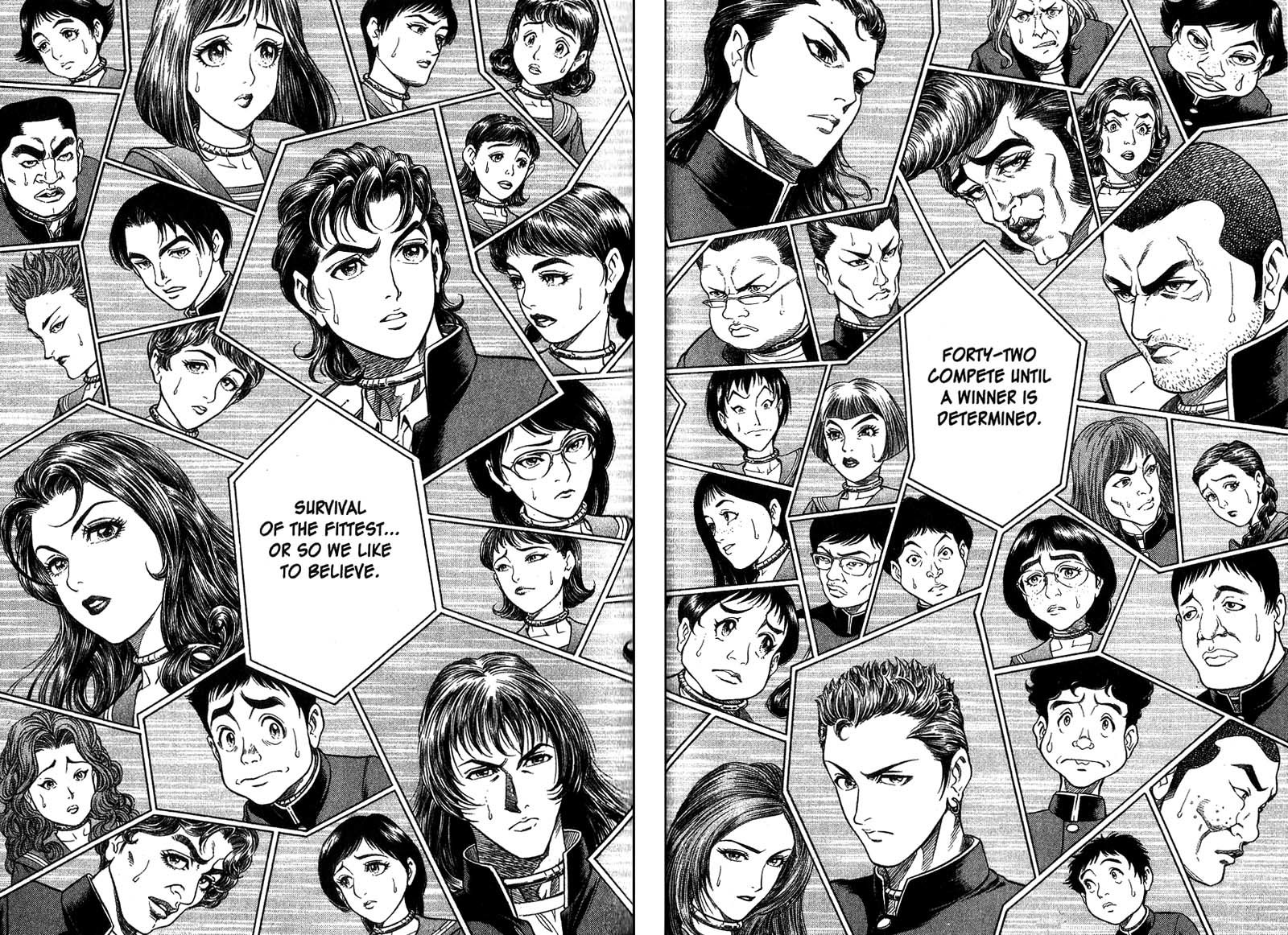 Battle Royale Chapter 1 page 41 - Chapter 1: The Worst Game In History