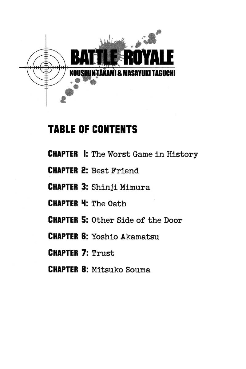 Battle Royale Chapter 1 page 5 - Chapter 1: The Worst Game In History