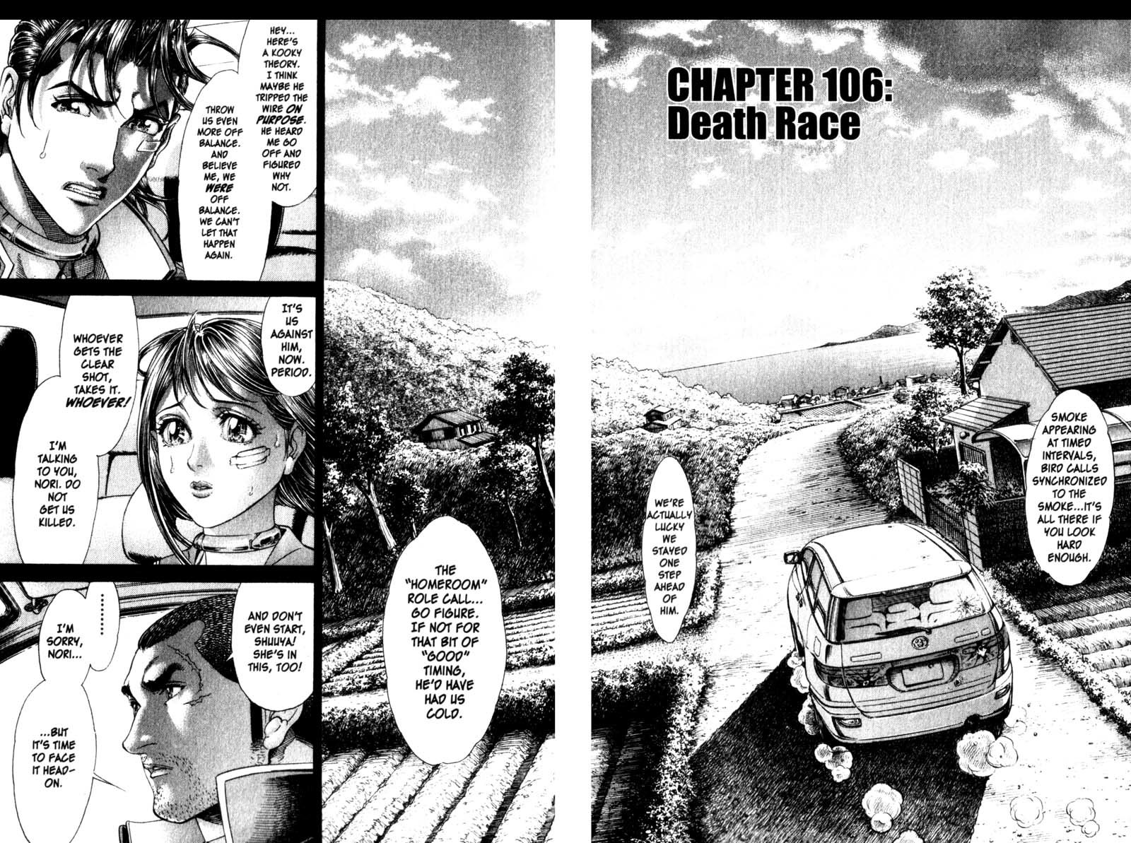 Battle Royale Chapter 106 page 4 - Chapter 106: Death Race