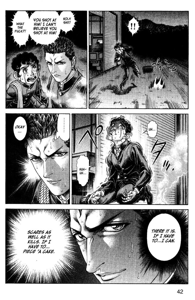 Battle Royale Chapter 49 page 12 - Chapter 49: Firing