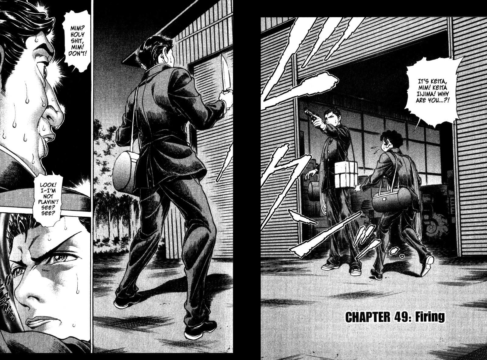 Battle Royale Chapter 49 page 3 - Chapter 49: Firing
