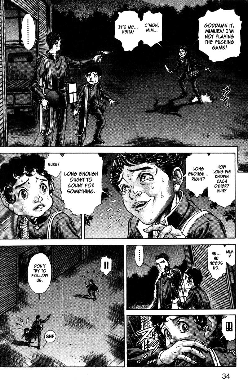 Battle Royale Chapter 49 page 4 - Chapter 49: Firing
