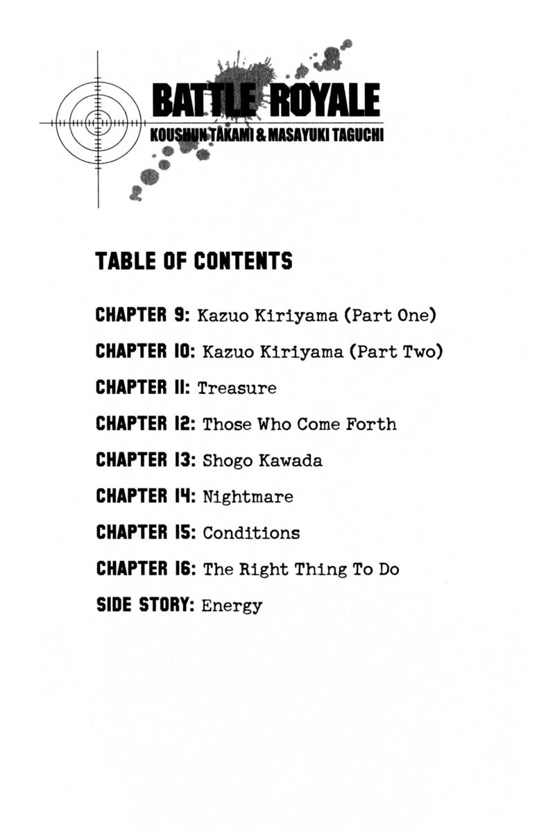 Battle Royale Chapter 9 page 6 - Chapter 9: Kazuo Kiriyama (Part 1)