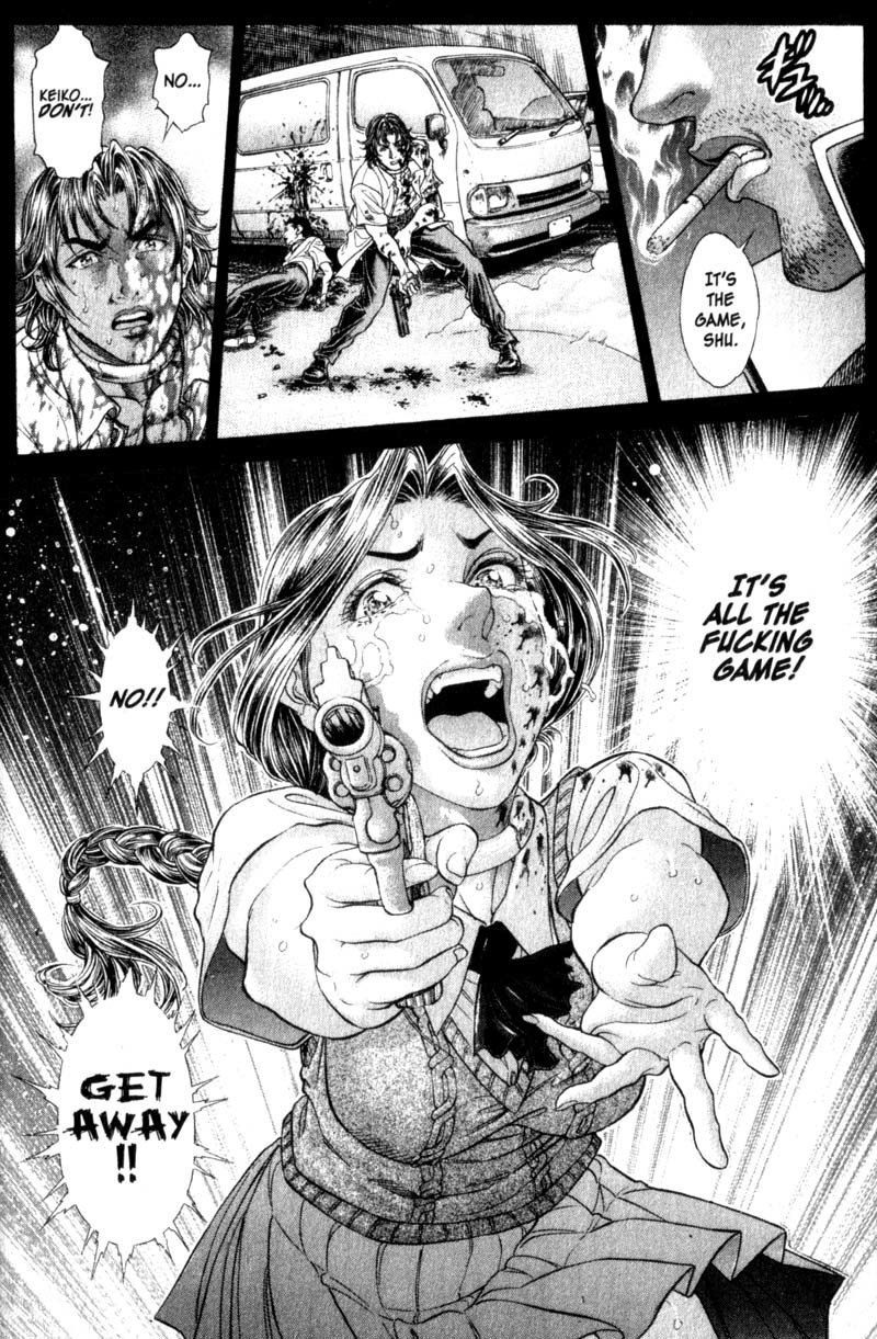 Battle Royale Chapter 99 page 22 - Chapter 99: When the Gun Points