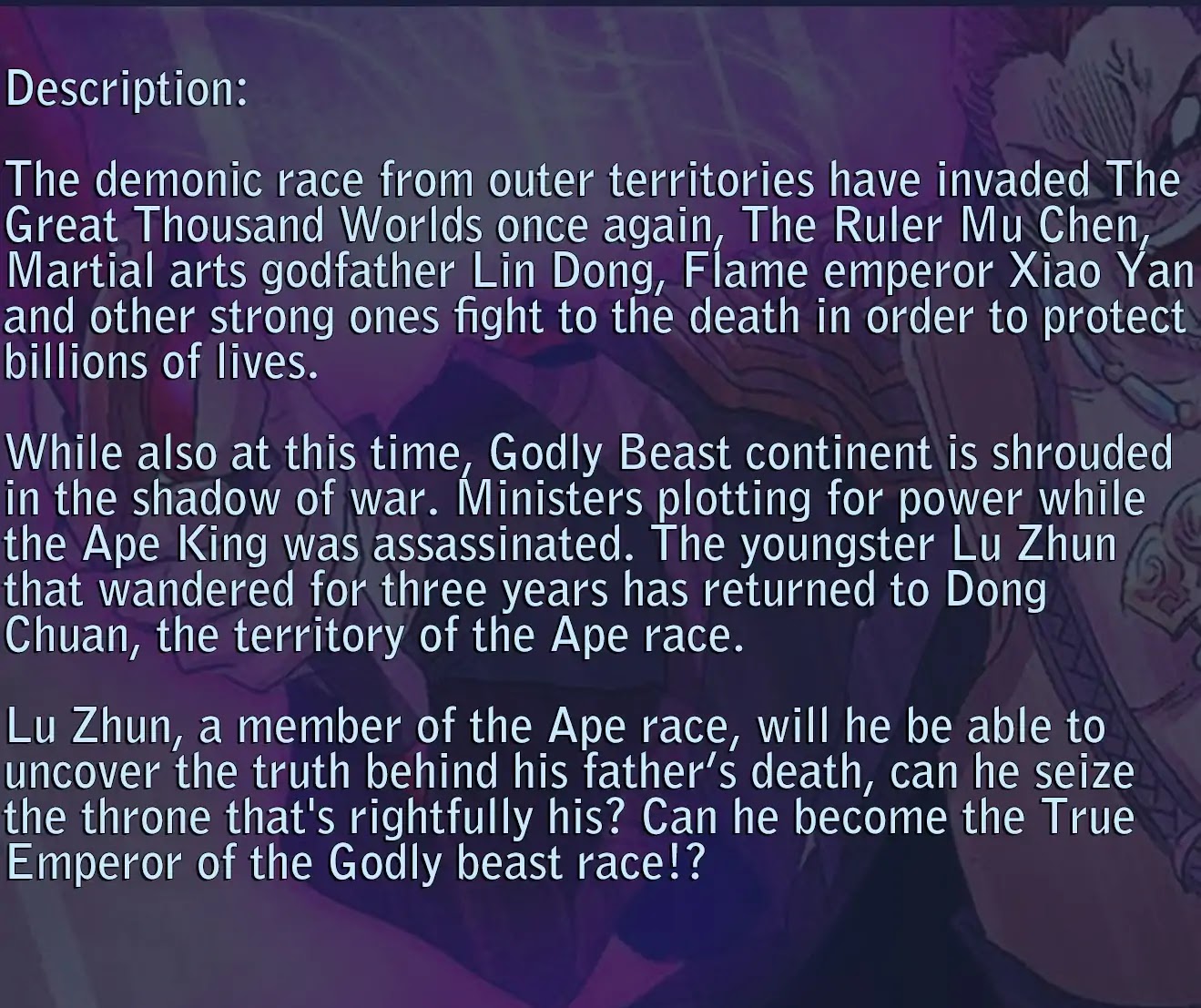 Battle Through The Heavens: Return Of The Beasts Chapter 0 page 9 - Chapter 0: Prologue