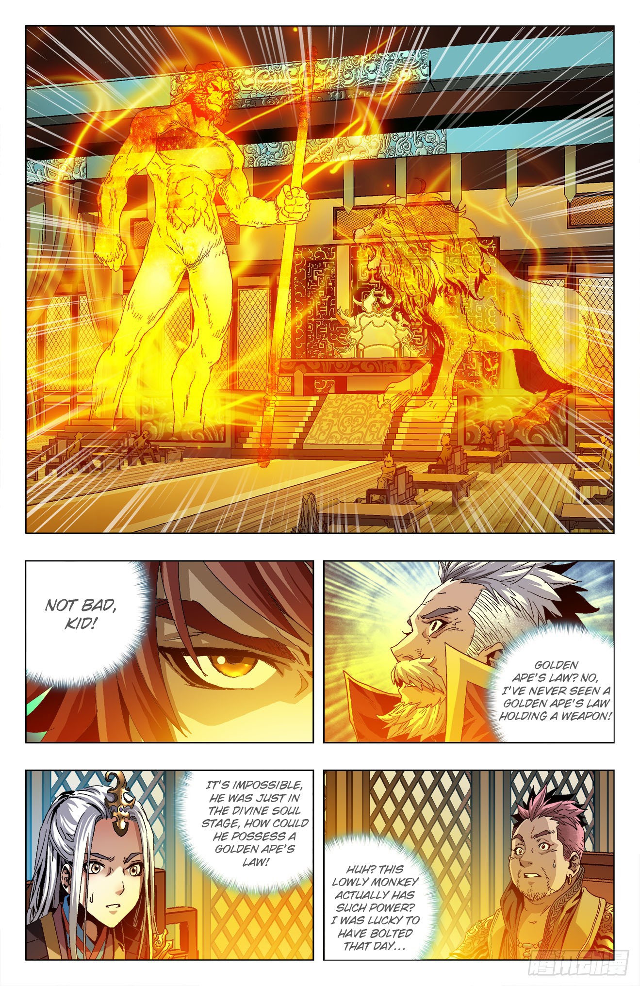 Battle Through The Heavens: Return Of The Beasts Chapter 14.2 page 4 - Chapter 14.2: Throne of the Ape King