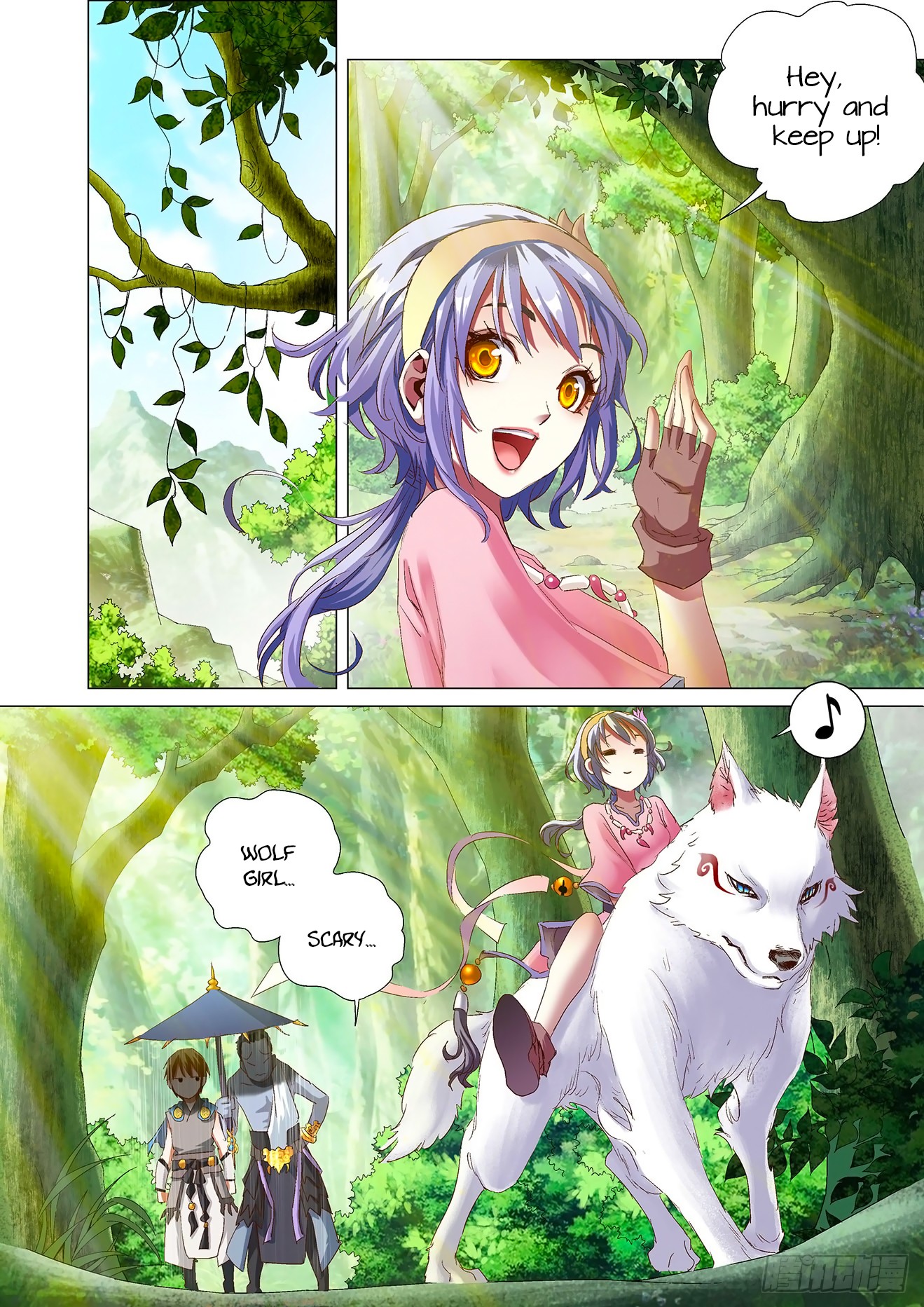 Battle Through The Heavens: Return Of The Beasts Chapter 3.1 page 2 - Chapter 3.1: Wolf girl Xiao Zhao