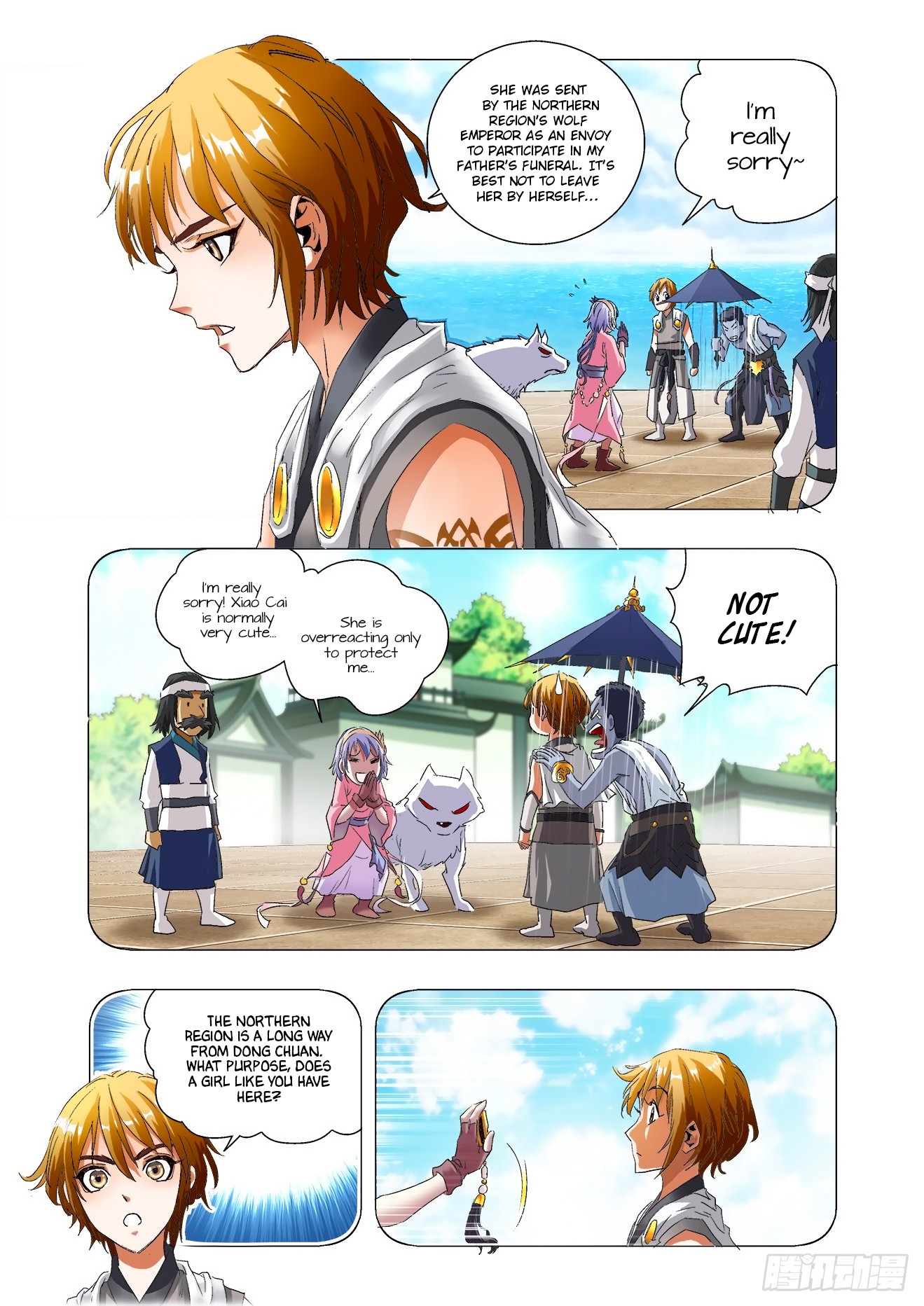 Battle Through The Heavens: Return Of The Beasts Chapter 3.1 page 3 - Chapter 3.1: Wolf girl Xiao Zhao