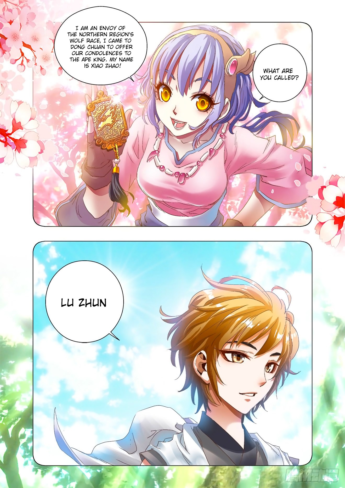 Battle Through The Heavens: Return Of The Beasts Chapter 3.1 page 4 - Chapter 3.1: Wolf girl Xiao Zhao