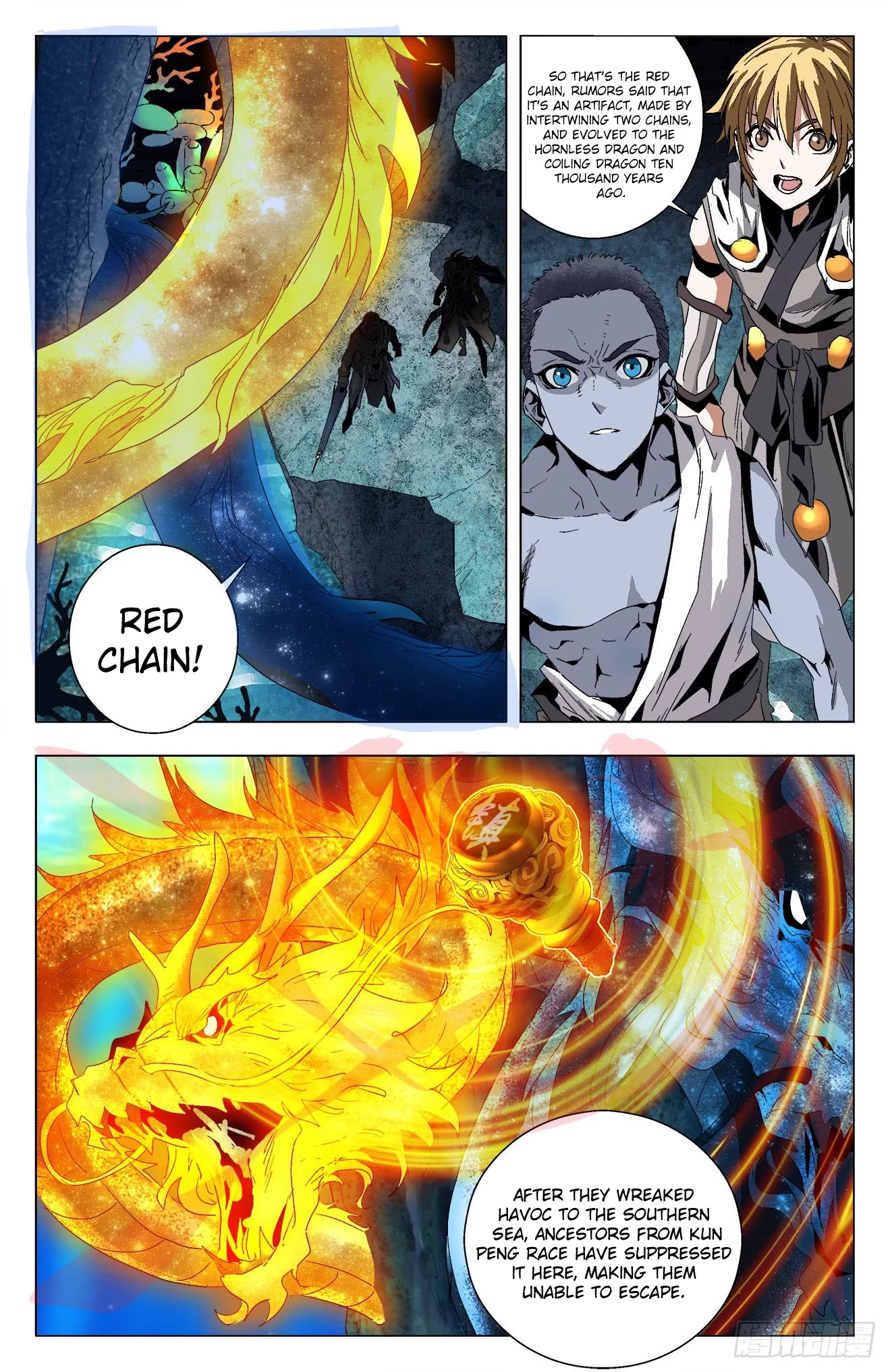 Battle Through The Heavens: Return Of The Beasts Chapter 33 page 5 - Chapter 33: Southern Sea’s Red Chain