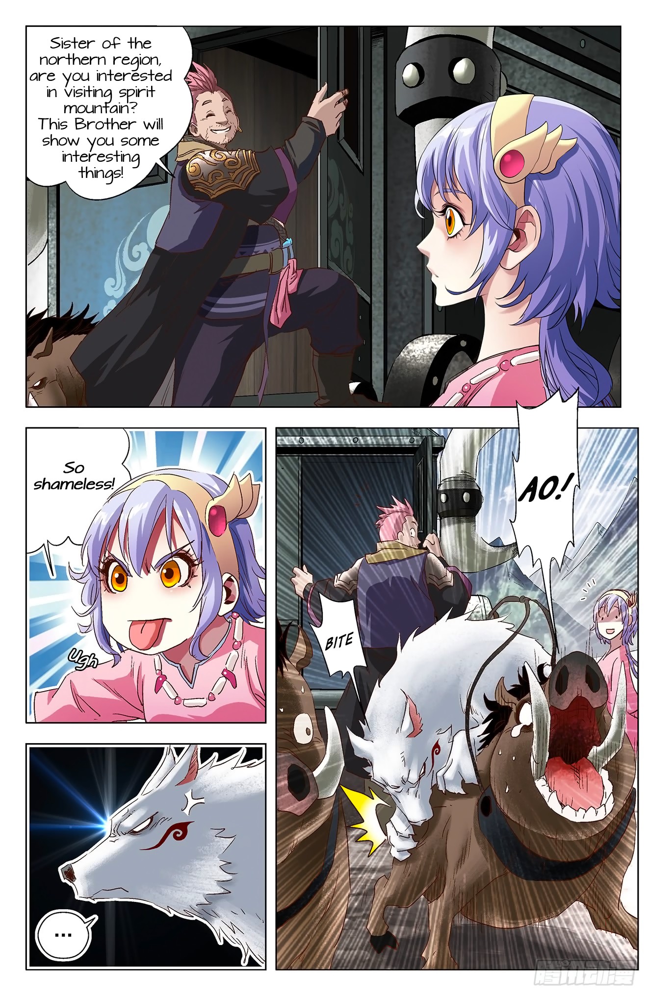 Battle Through The Heavens: Return Of The Beasts Chapter 5.2 page 7 - Chapter 5.2: Fighting enemies together