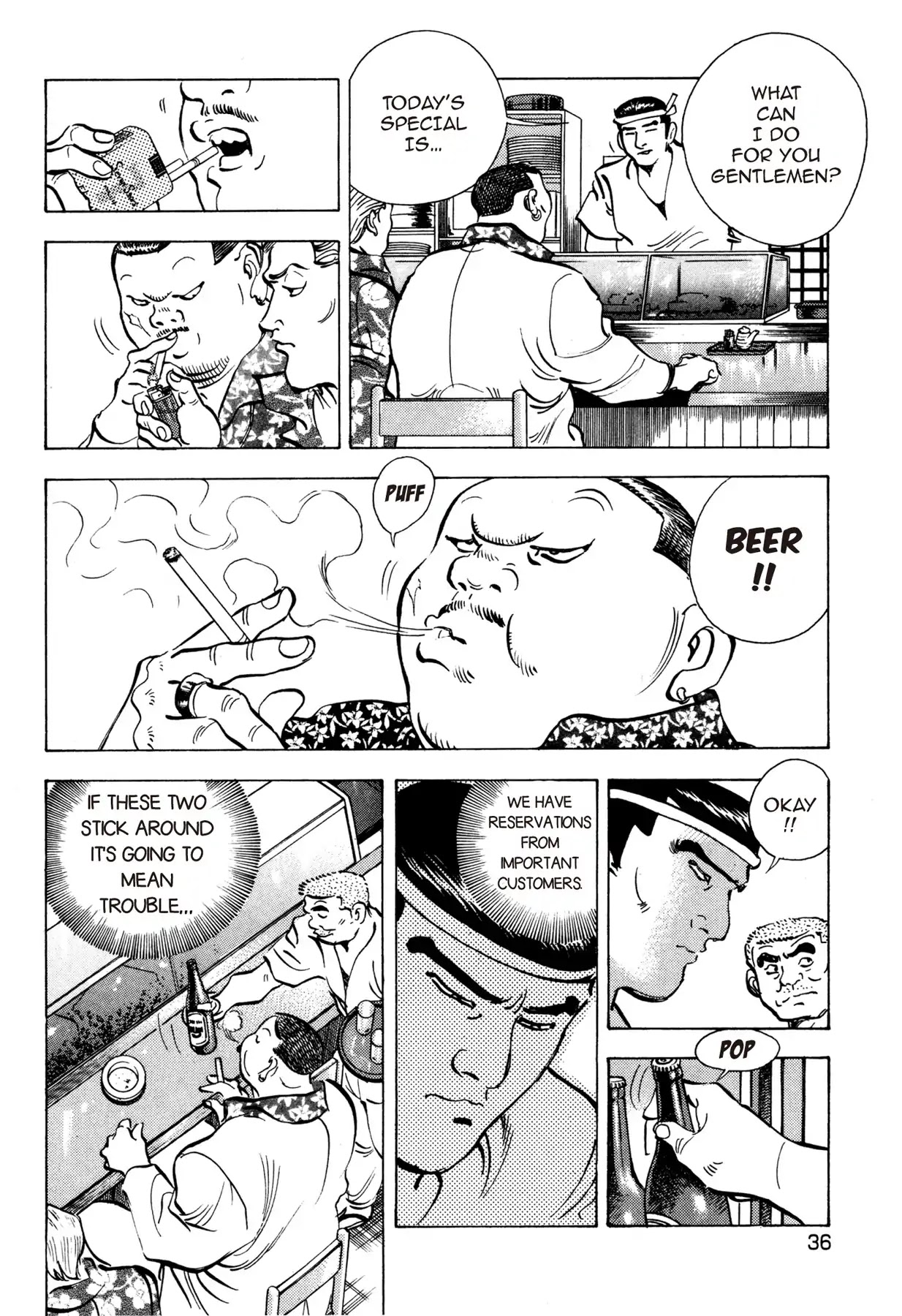 Battles of the Wandering Chef Chapter 1.1 page 38 - Vol.1 Chapter 1: MUSASHI