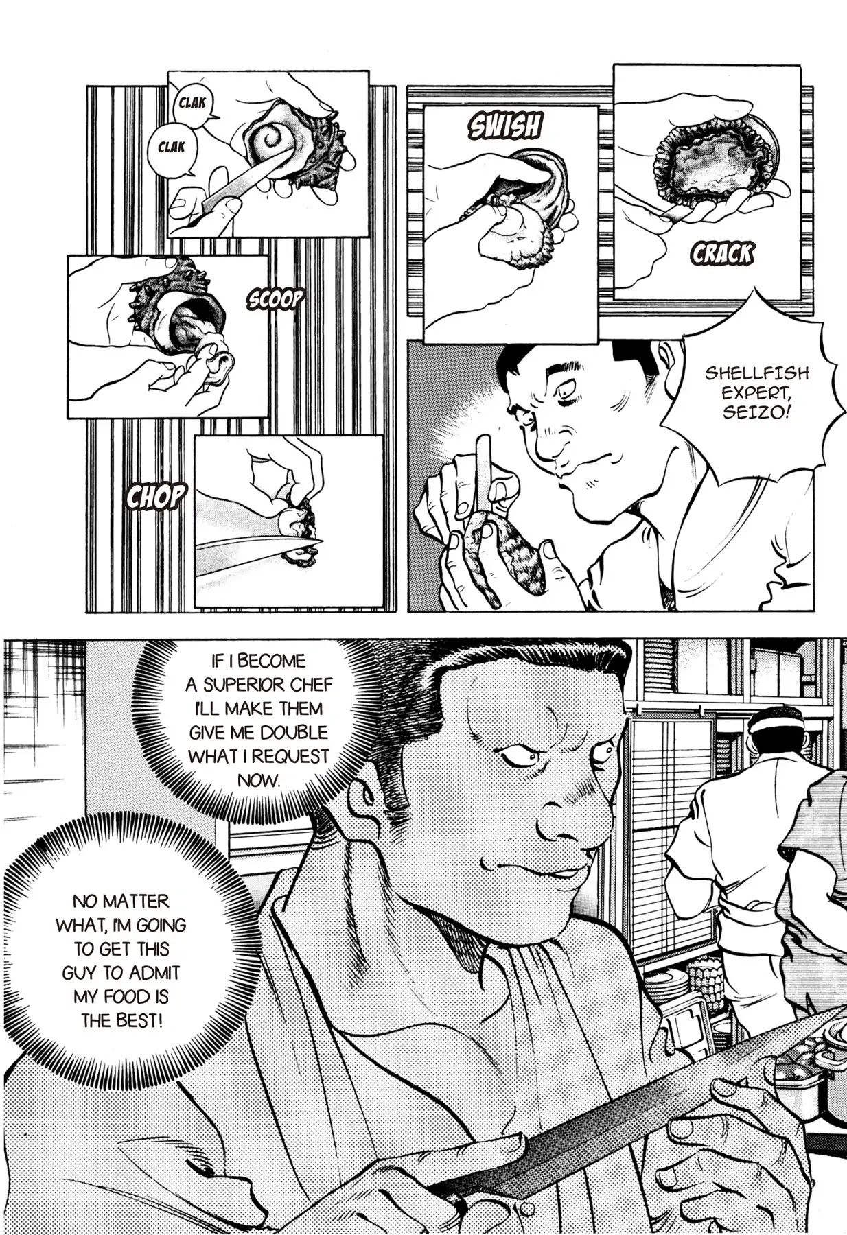 Battles of the Wandering Chef Chapter 1.4 page 11 - Vol.1 Chapter 4: MAIN DISH FACE-OFF
