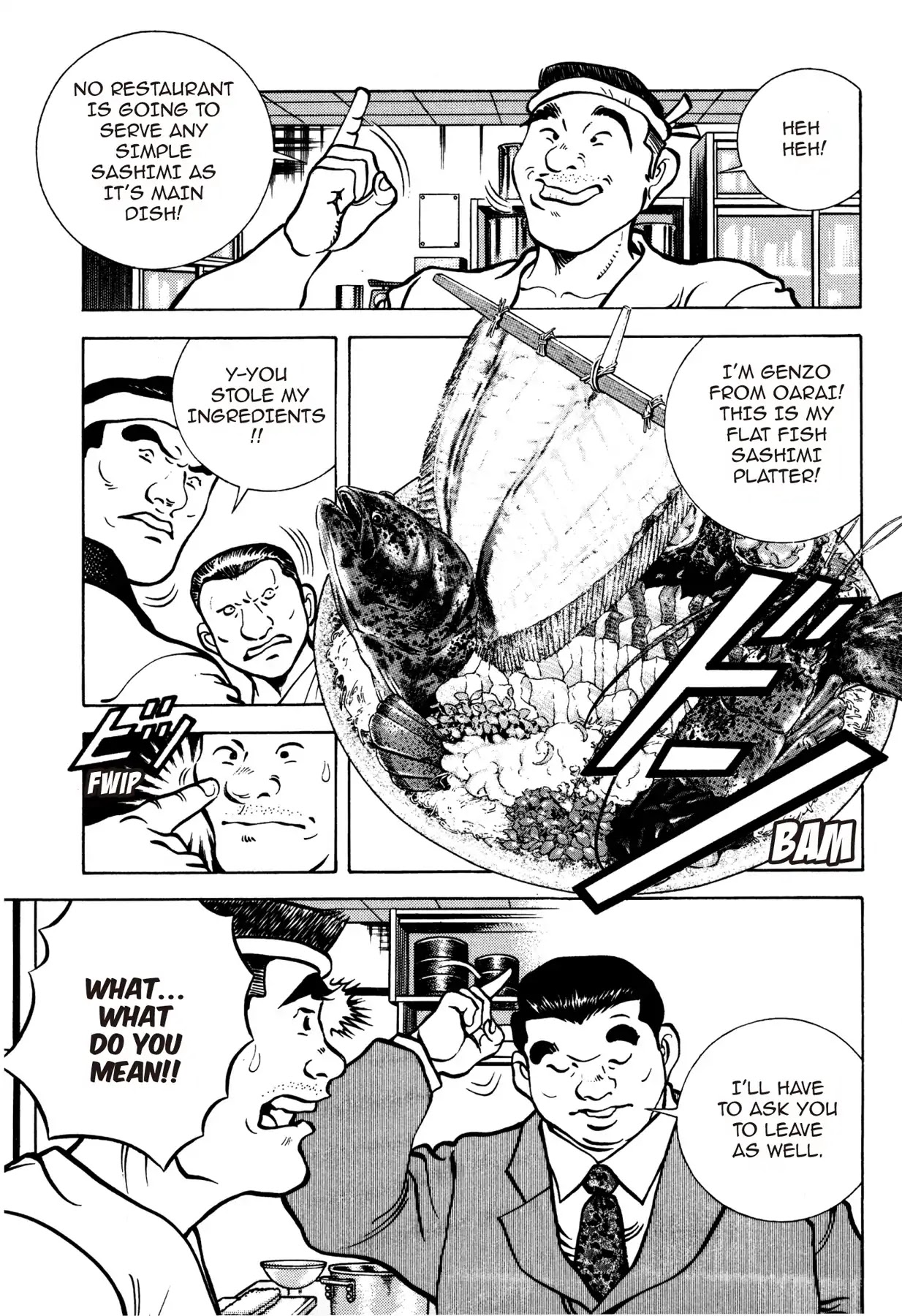 Battles of the Wandering Chef Chapter 1.4 page 13 - Vol.1 Chapter 4: MAIN DISH FACE-OFF