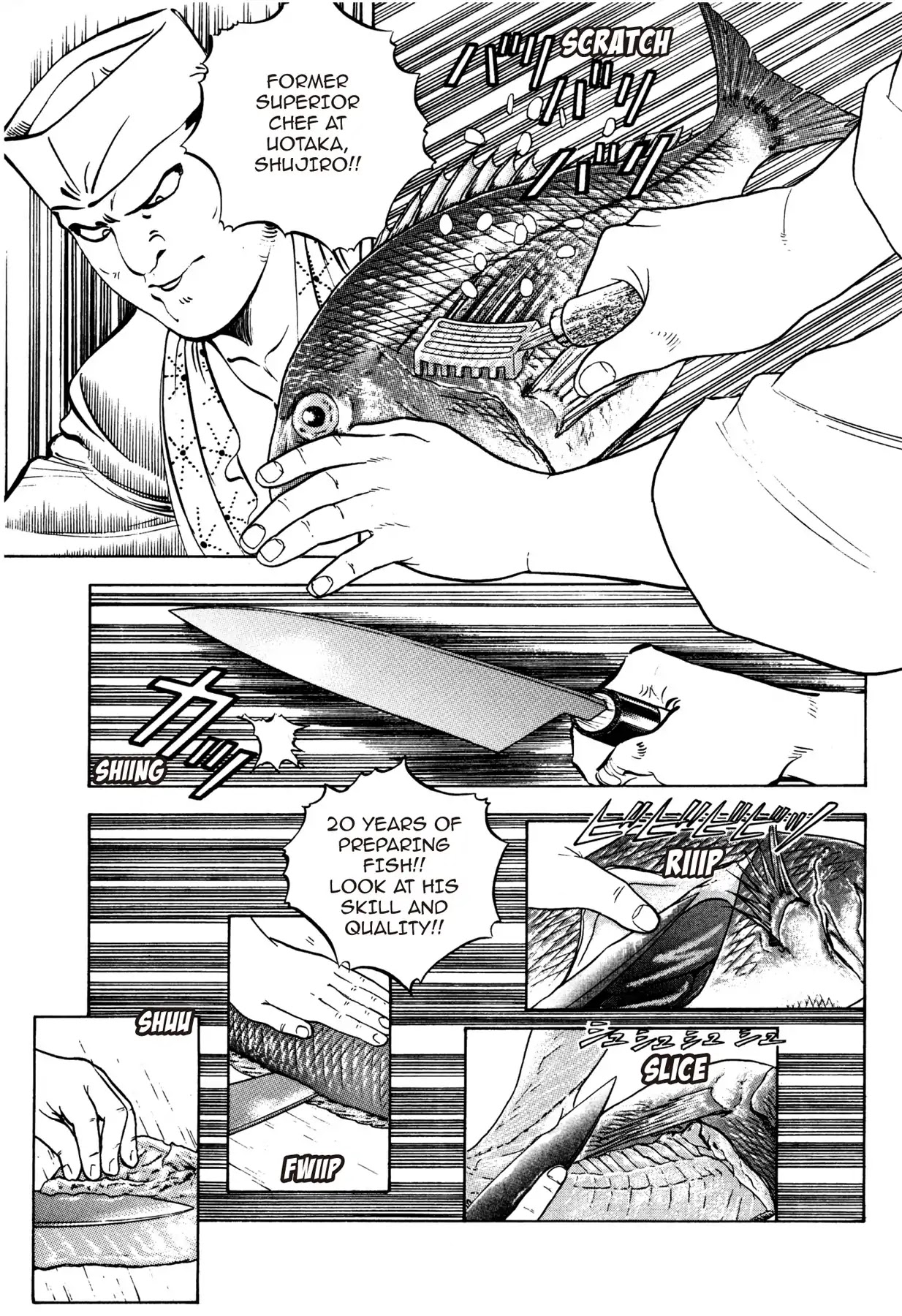 Battles of the Wandering Chef Chapter 1.4 page 9 - Vol.1 Chapter 4: MAIN DISH FACE-OFF