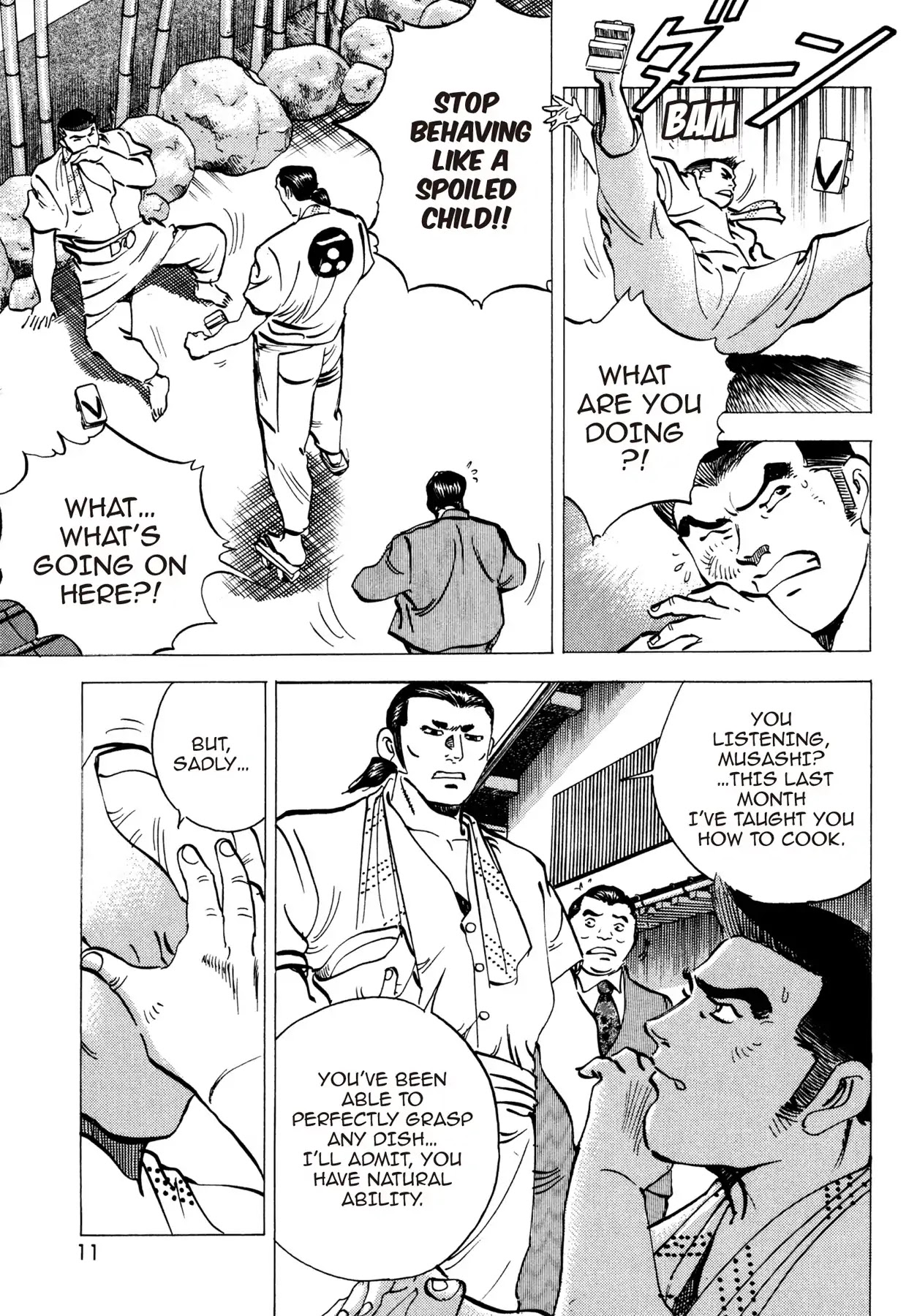 Battles of the Wandering Chef Chapter 2.1 page 11 - Vol.2 Chapter 1: Saving Kame