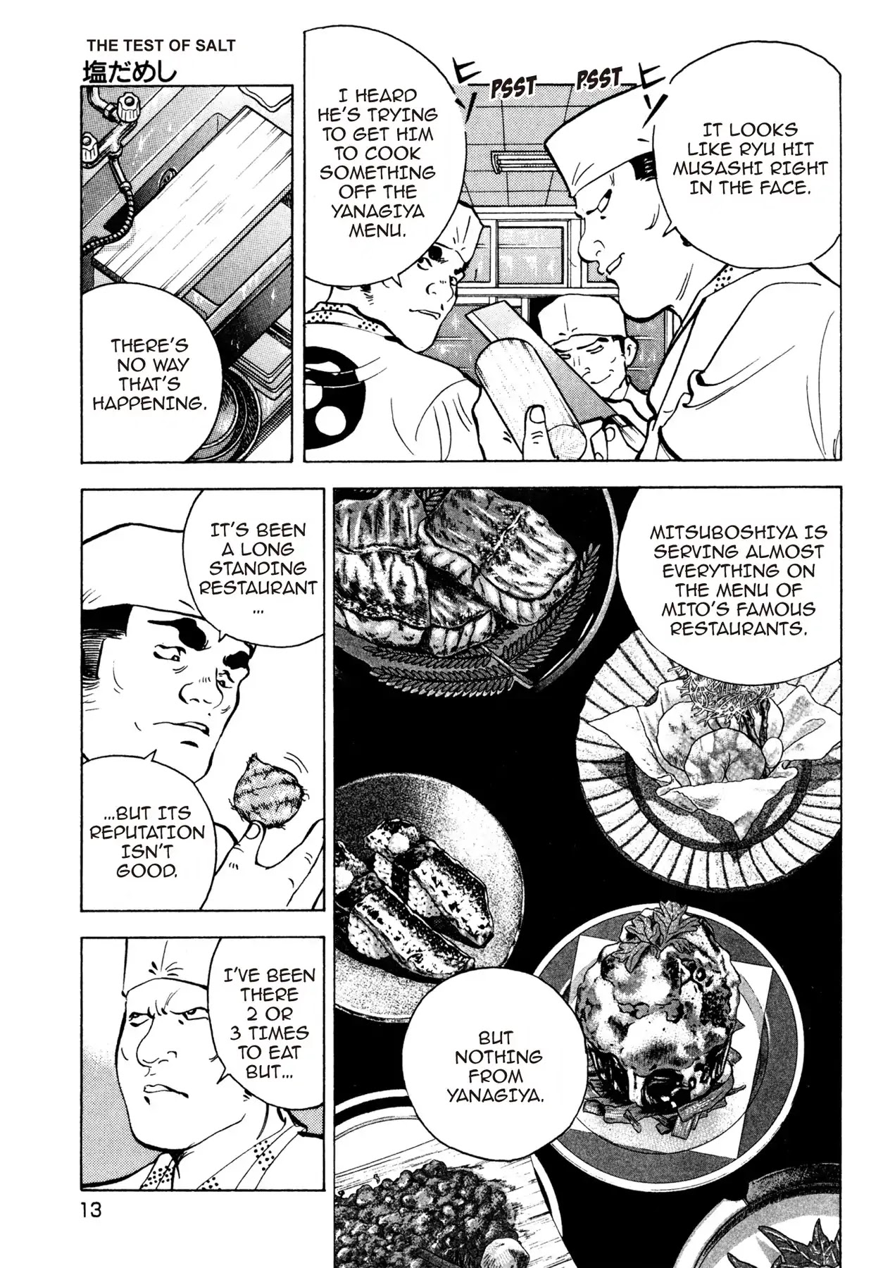 Battles of the Wandering Chef Chapter 2.1 page 13 - Vol.2 Chapter 1: Saving Kame