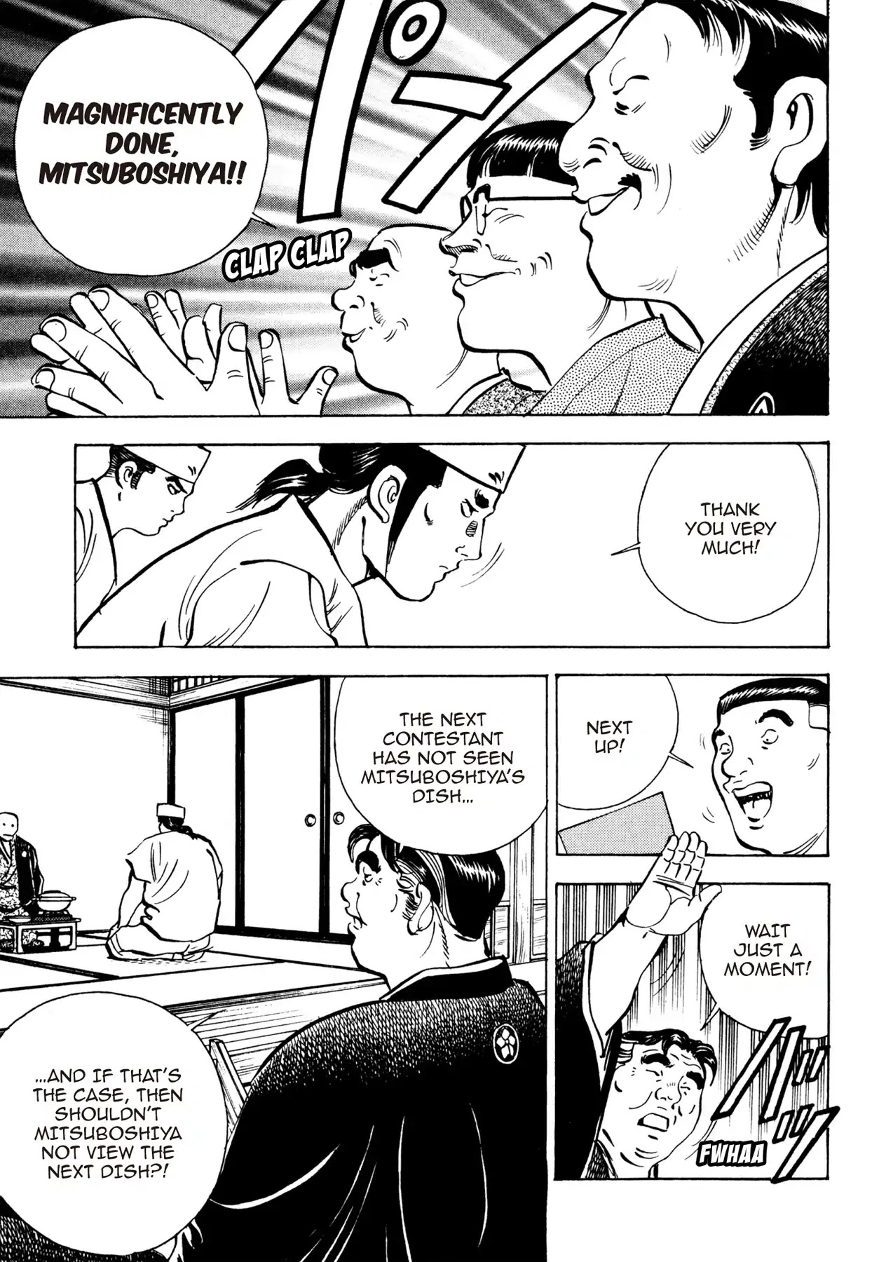 Battles of the Wandering Chef Chapter 2.7 page 15 - Vol.2 Chapter 7: HAGOROMO VS. KASUMI