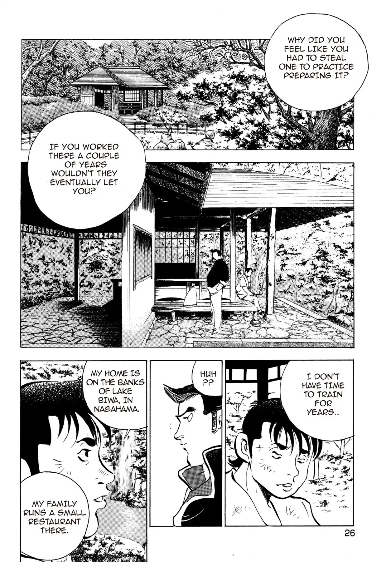Battles of the Wandering Chef Chapter 3.1 page 26 - Vol.3 Chapter 1: Saving Kame