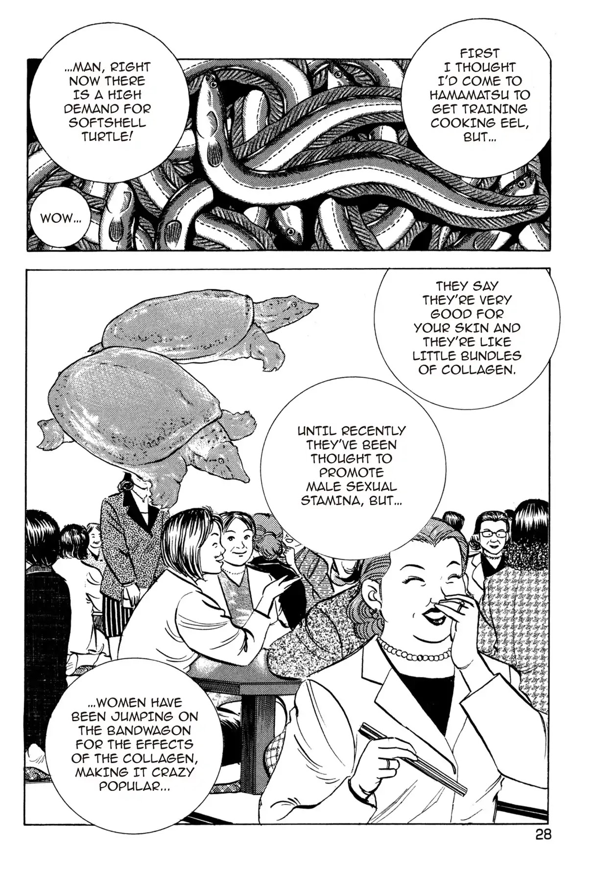 Battles of the Wandering Chef Chapter 3.1 page 28 - Vol.3 Chapter 1: Saving Kame