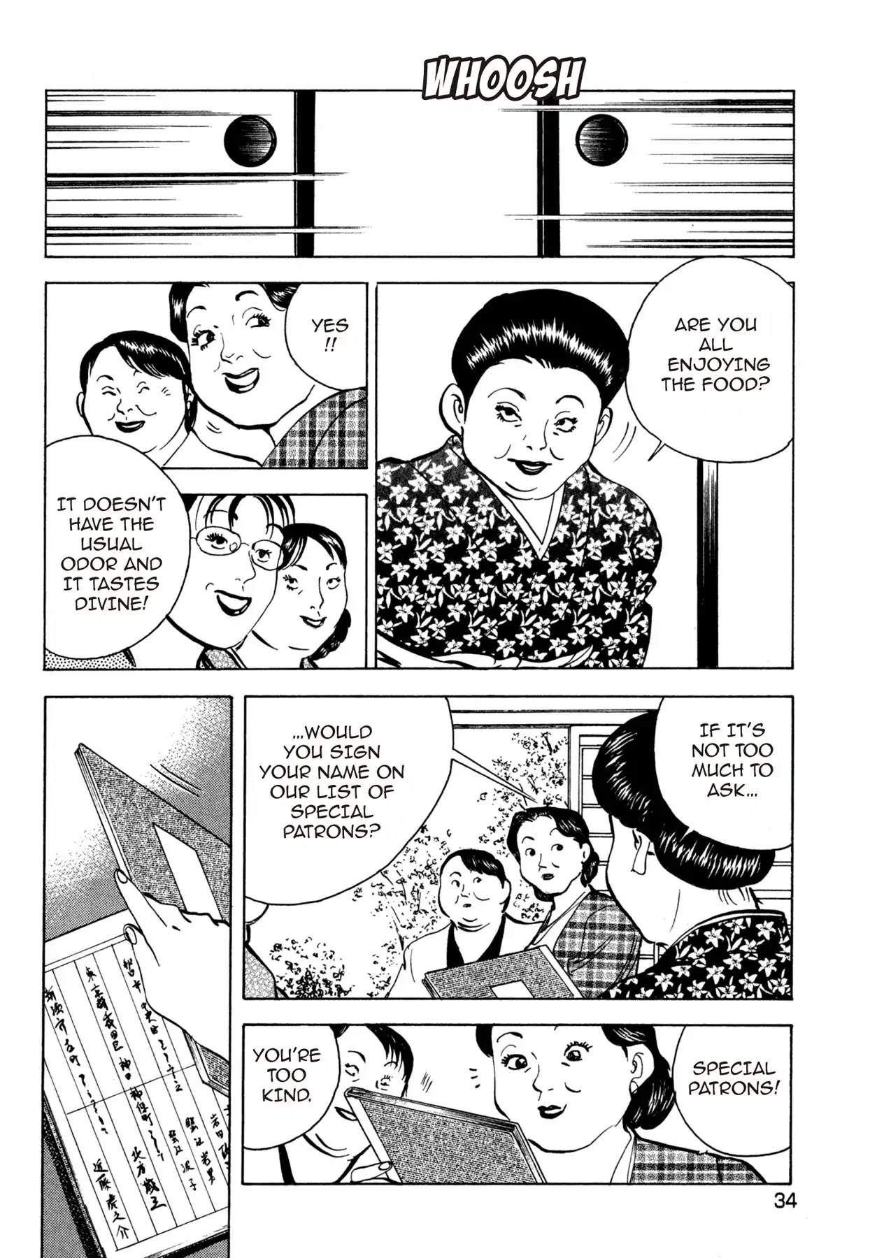 Battles of the Wandering Chef Chapter 3.1 page 34 - Vol.3 Chapter 1: Saving Kame