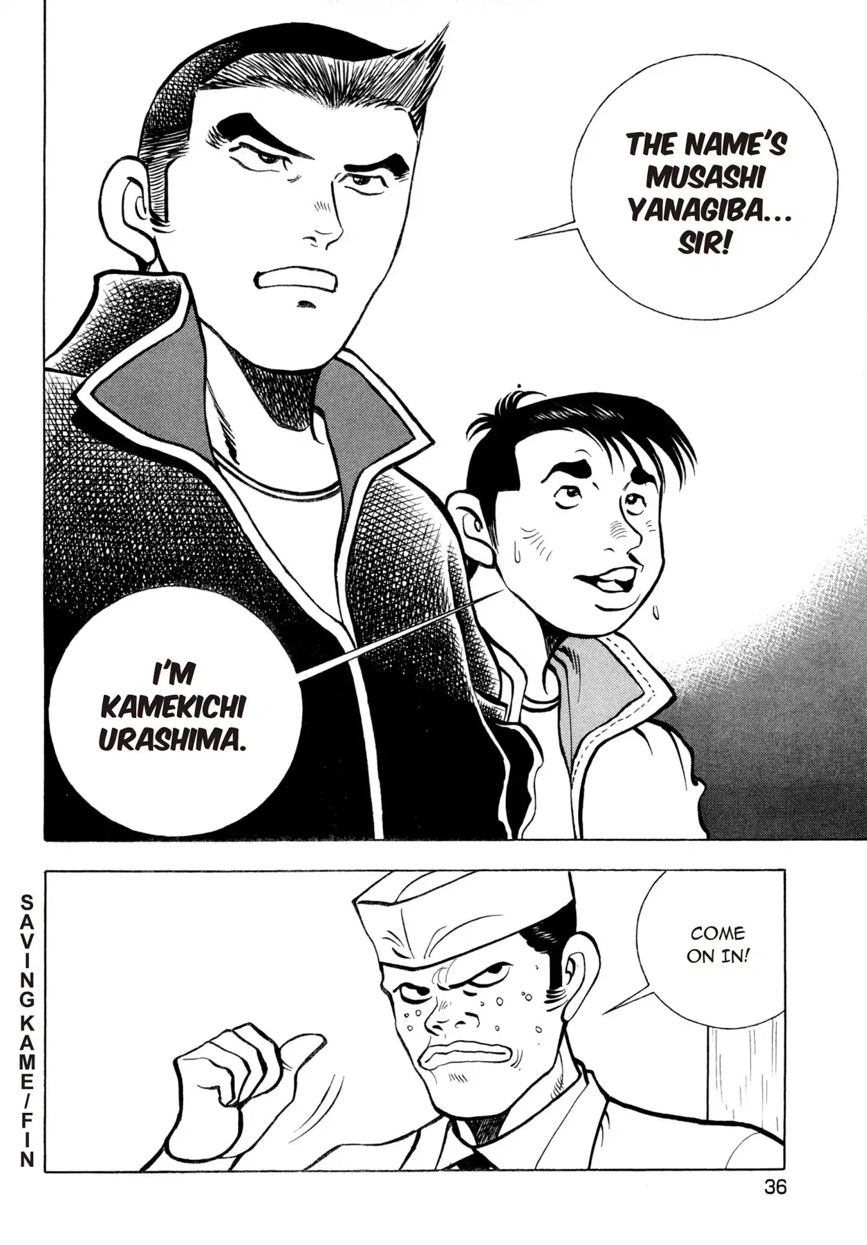 Battles of the Wandering Chef Chapter 3.1 page 36 - Vol.3 Chapter 1: Saving Kame