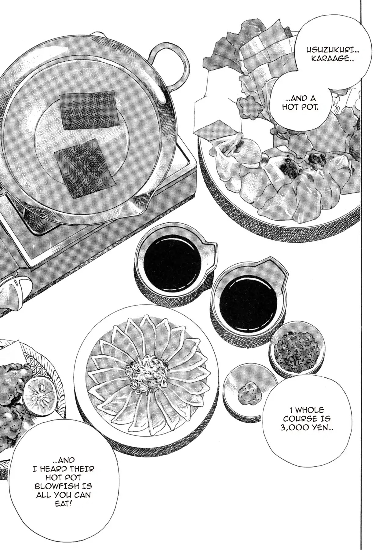 Battles of the Wandering Chef Chapter 4.5-5 page 17 - Vol.4 Musashi's After Story ~ Shimonoseki Blowfish Cuisine Edition: Chapter 1: The Man Behind the Blade of Torment