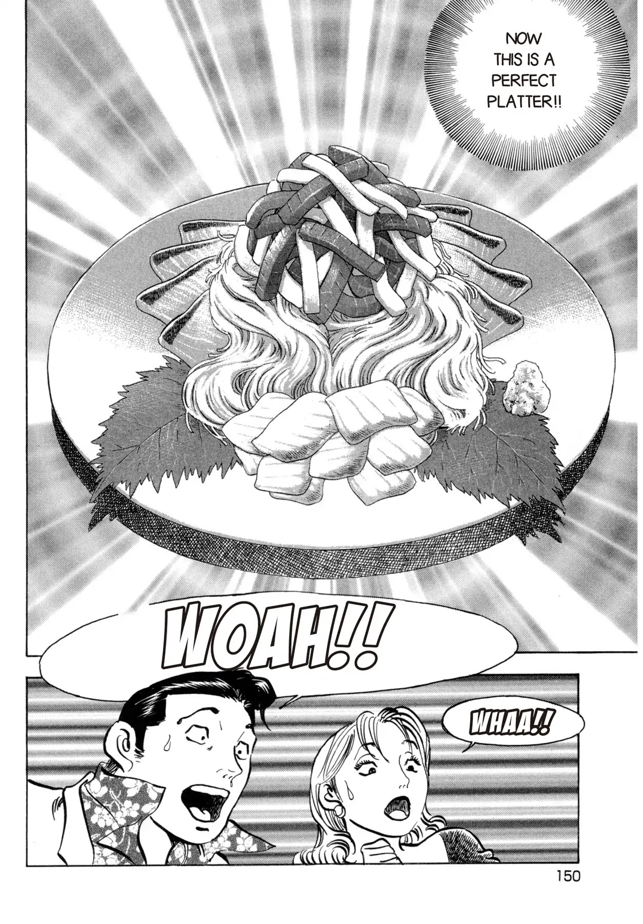 Battles of the Wandering Chef Chapter 4.5-5 page 28 - Vol.4 Musashi's After Story ~ Shimonoseki Blowfish Cuisine Edition: Chapter 1: The Man Behind the Blade of Torment