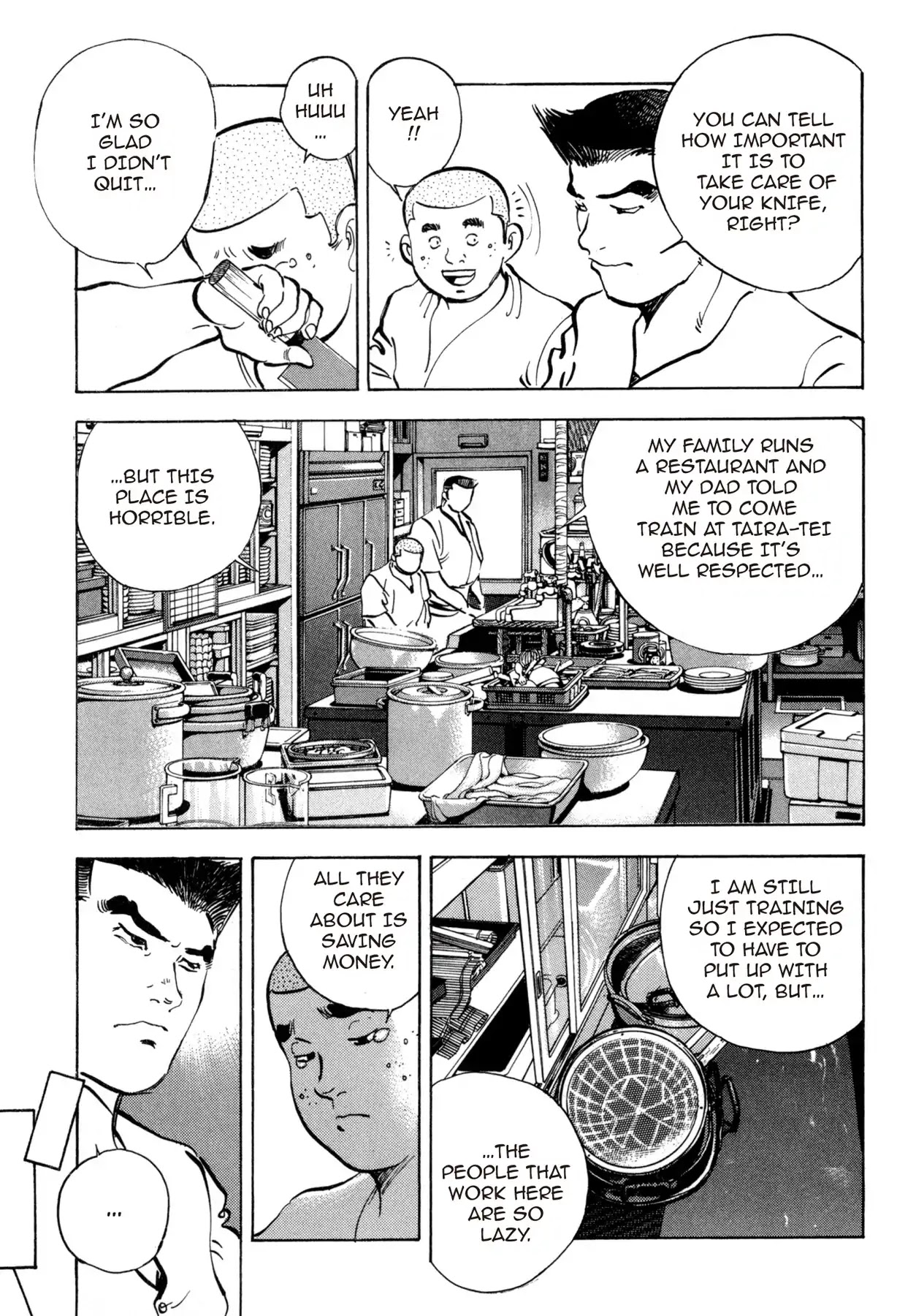 Battles of the Wandering Chef Chapter 4.5-7 page 13 - Vol.4 Musashi's After Story ~ Shimonoseki Blowfish Cuisine Edition: Chapter 3: Rivals