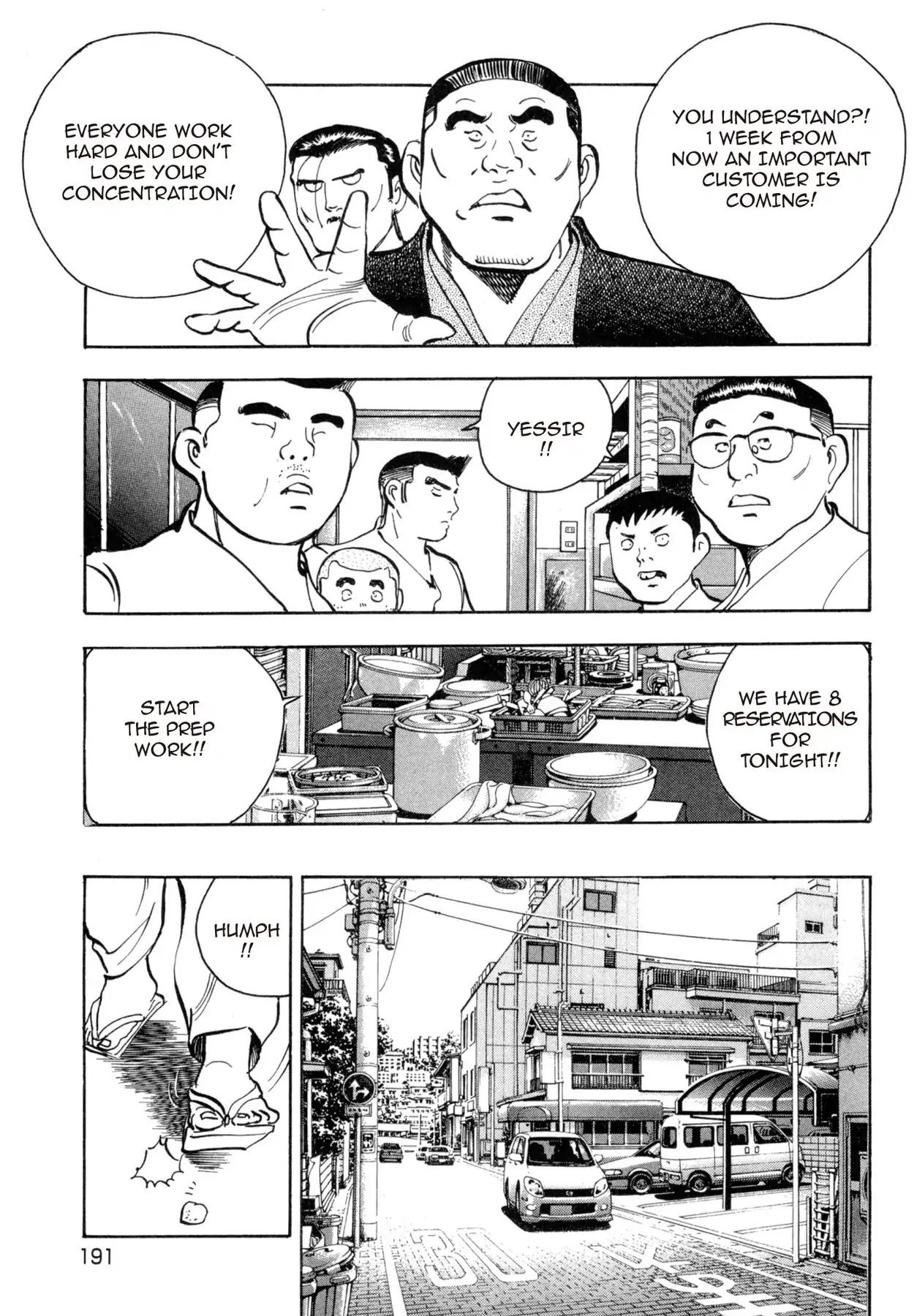 Battles of the Wandering Chef Chapter 4.5-7 page 19 - Vol.4 Musashi's After Story ~ Shimonoseki Blowfish Cuisine Edition: Chapter 3: Rivals