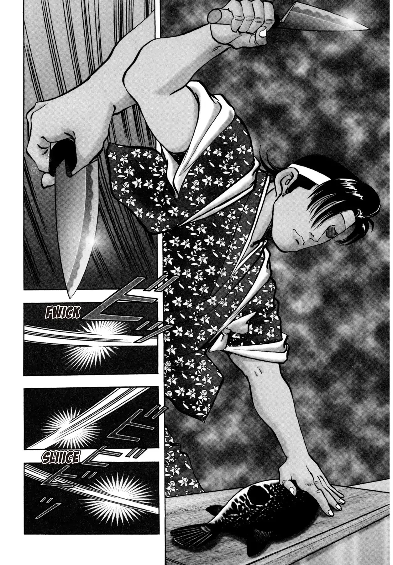 Battles of the Wandering Chef Chapter 4.5-7 page 4 - Vol.4 Musashi's After Story ~ Shimonoseki Blowfish Cuisine Edition: Chapter 3: Rivals