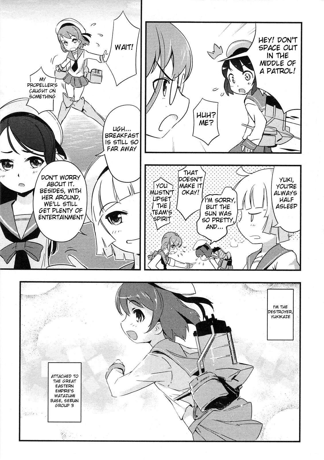 Battleship Girl Chapter 1 page 3 - Chapter 1