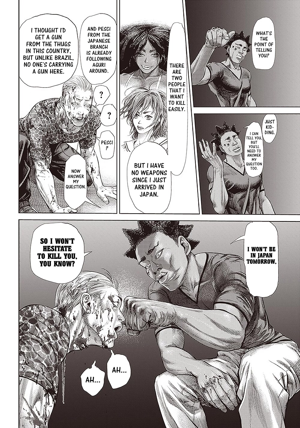 Batuque Chapter 136 page 11 - Chapter 136: Gang And Hangure And Yakuza