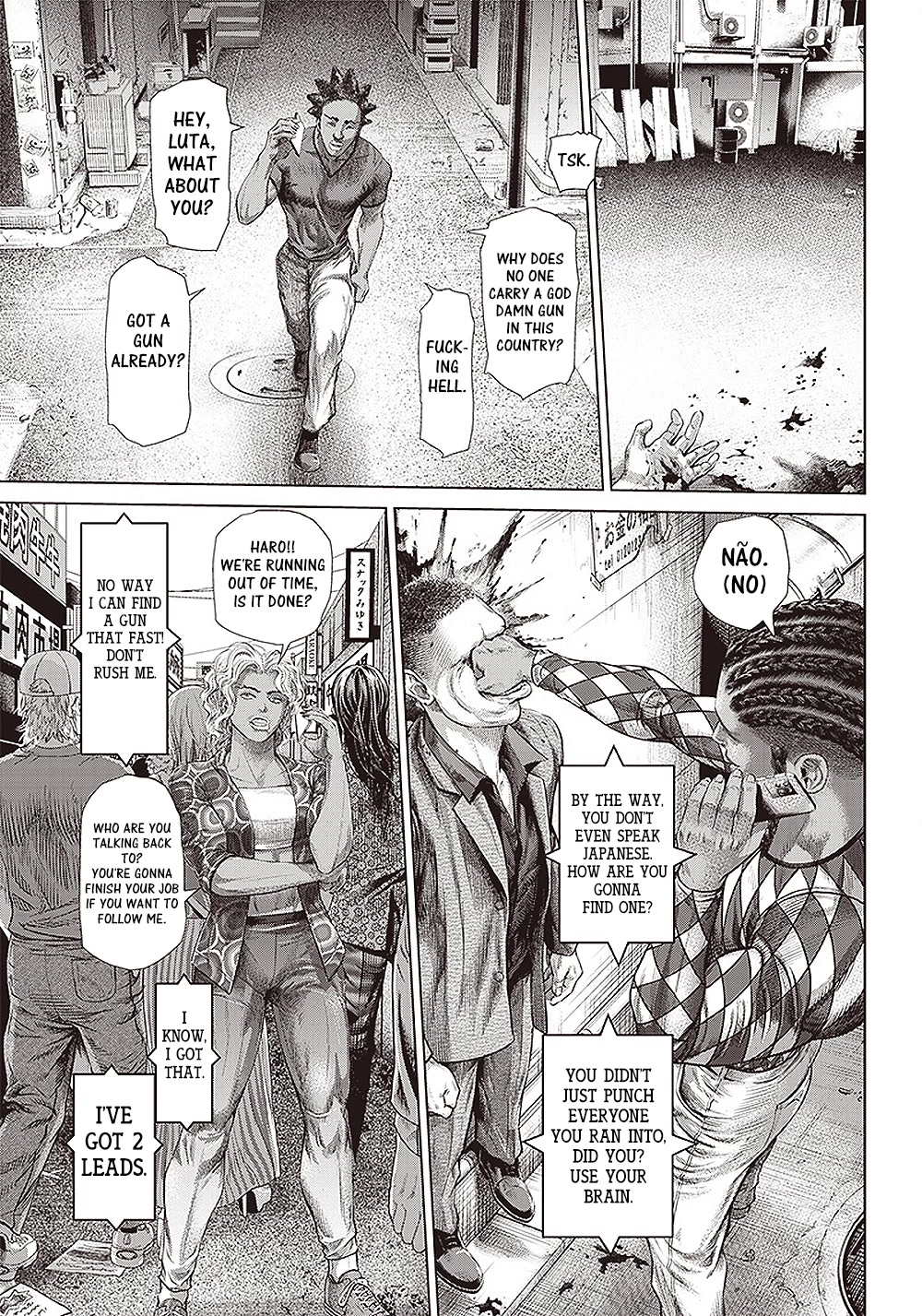 Batuque Chapter 136 page 12 - Chapter 136: Gang And Hangure And Yakuza