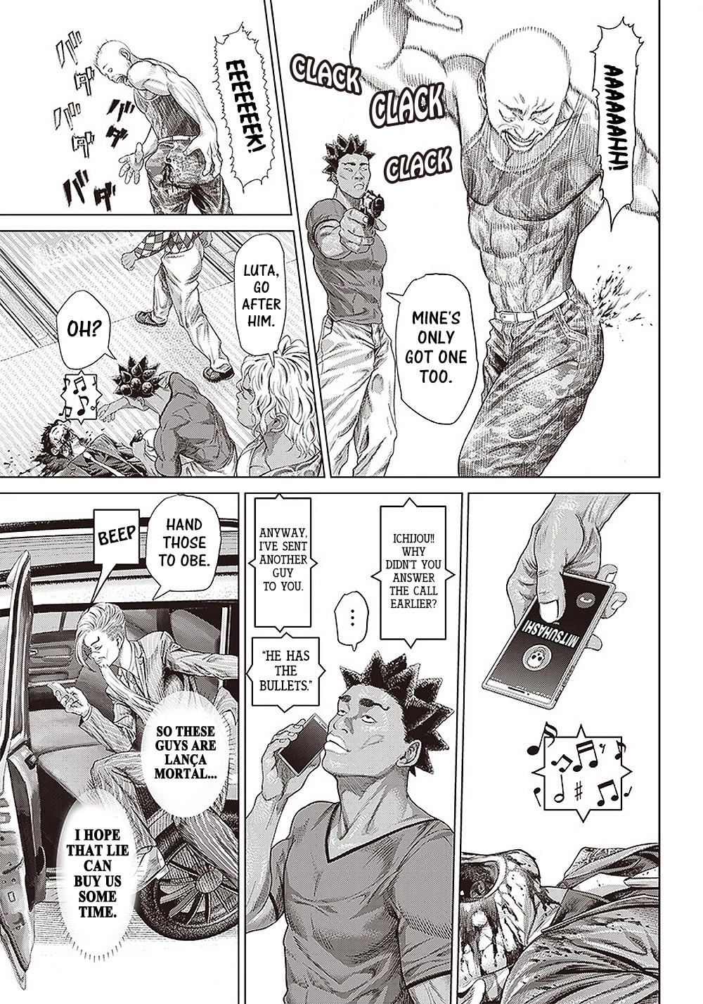 Batuque Chapter 137 page 15 - Chapter 137: Gang And Hangure And Yakuza 2
