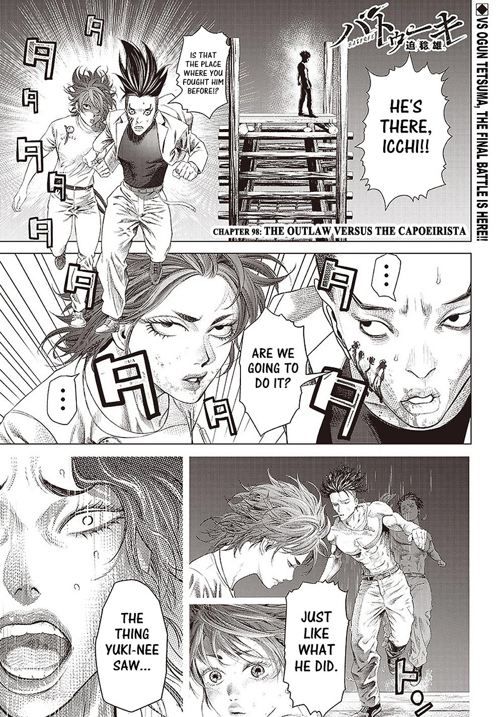 Batuque Chapter 98 page 1 - Chapter 98: The Outlaw Versus The Capoeirista
