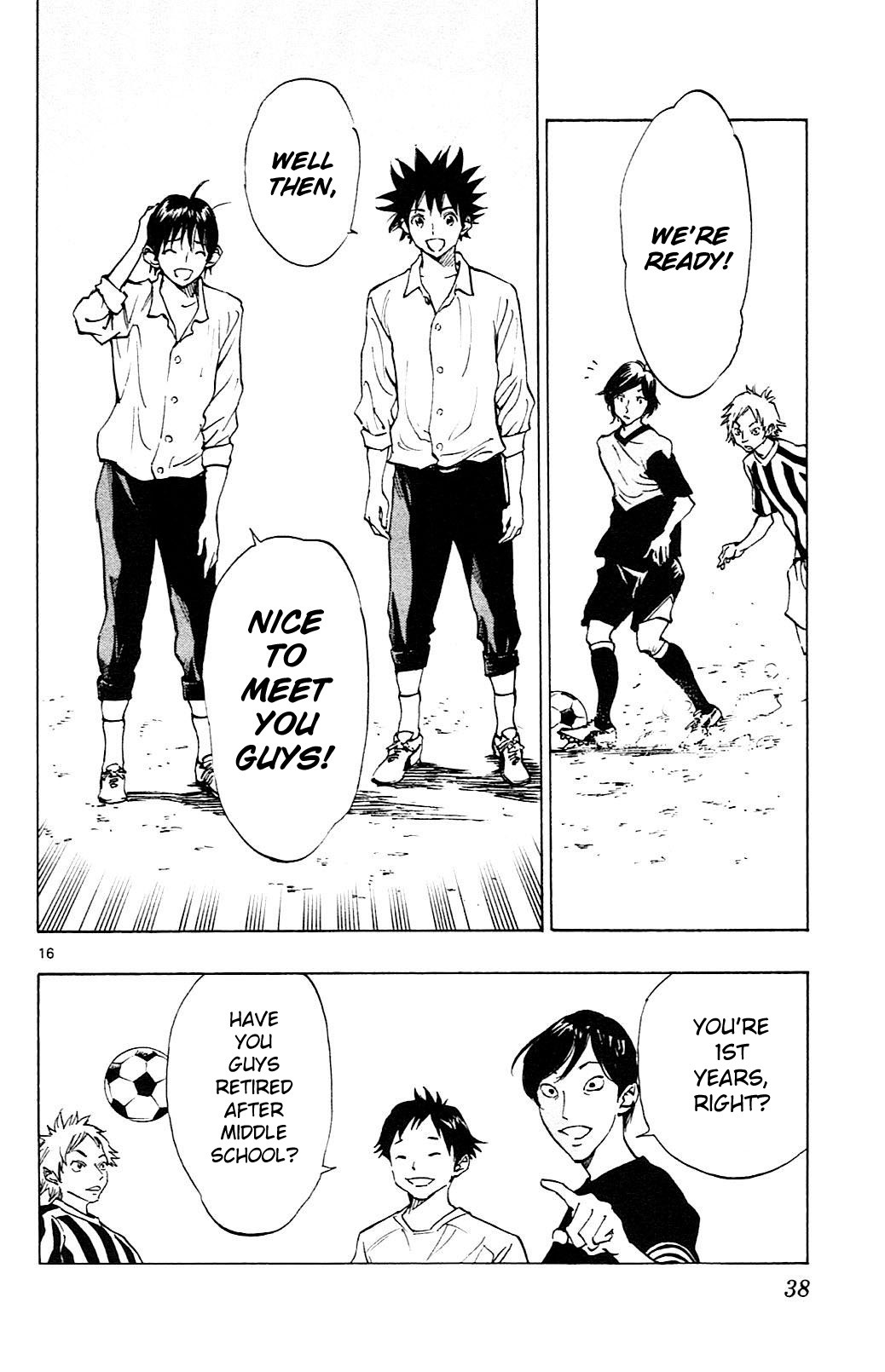 BE BLUES ~Ao ni nare~ Chapter 109 page 16 - Chapter 109: On the Other Side of the Bank...