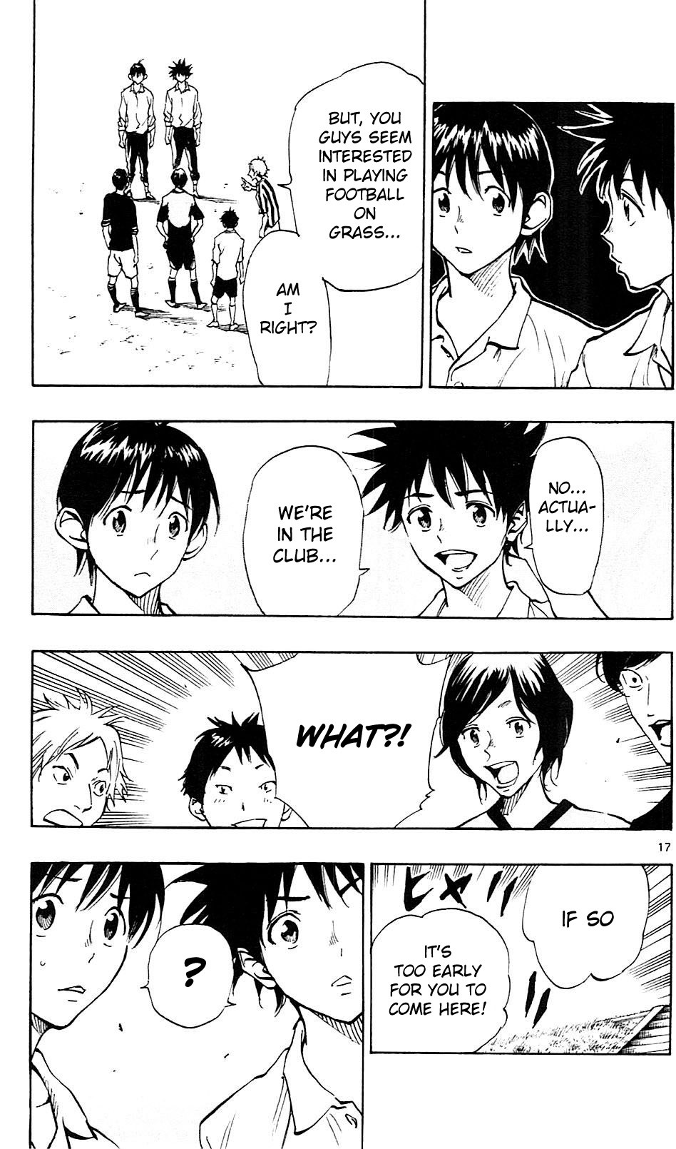 BE BLUES ~Ao ni nare~ Chapter 109 page 17 - Chapter 109: On the Other Side of the Bank...
