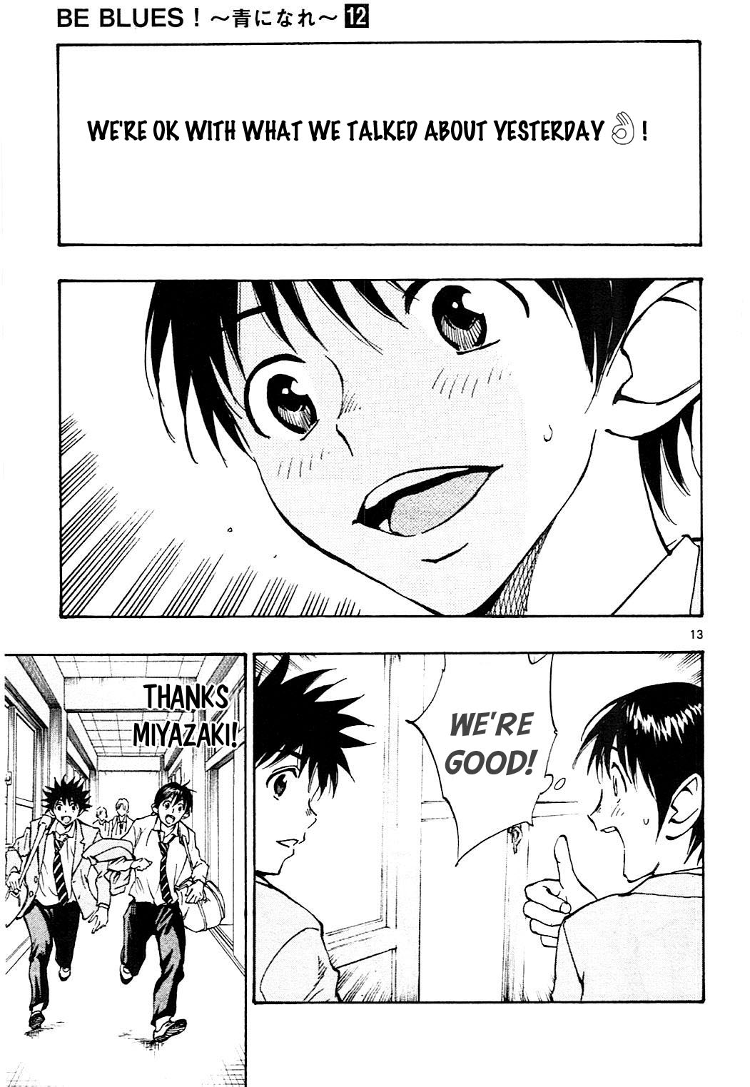 BE BLUES ~Ao ni nare~ Chapter 112 page 14 - Chapter 112: Yuuto's Plan