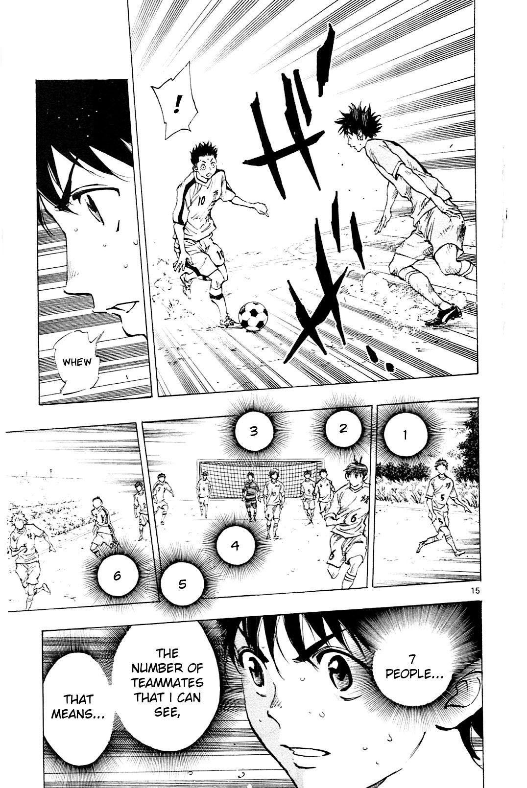 BE BLUES ~Ao ni nare~ Chapter 116 page 15 - Chapter 116: Ryuu vs Miyazaki